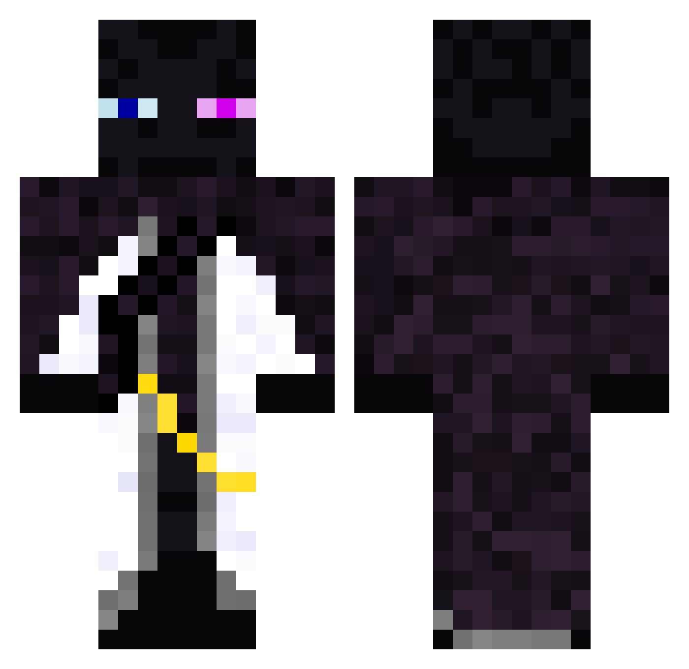 The__Director Minecraft skin, front and back view