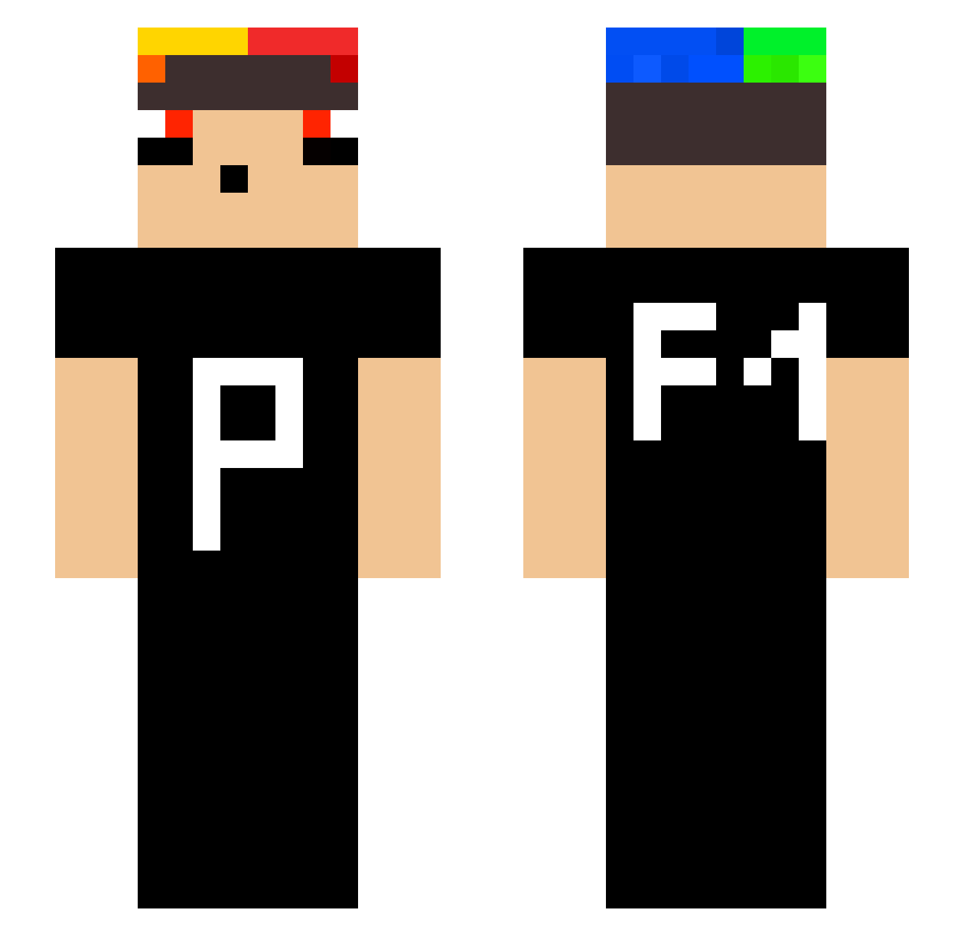 VuaHaiTac369 Minecraft skin, front and back view