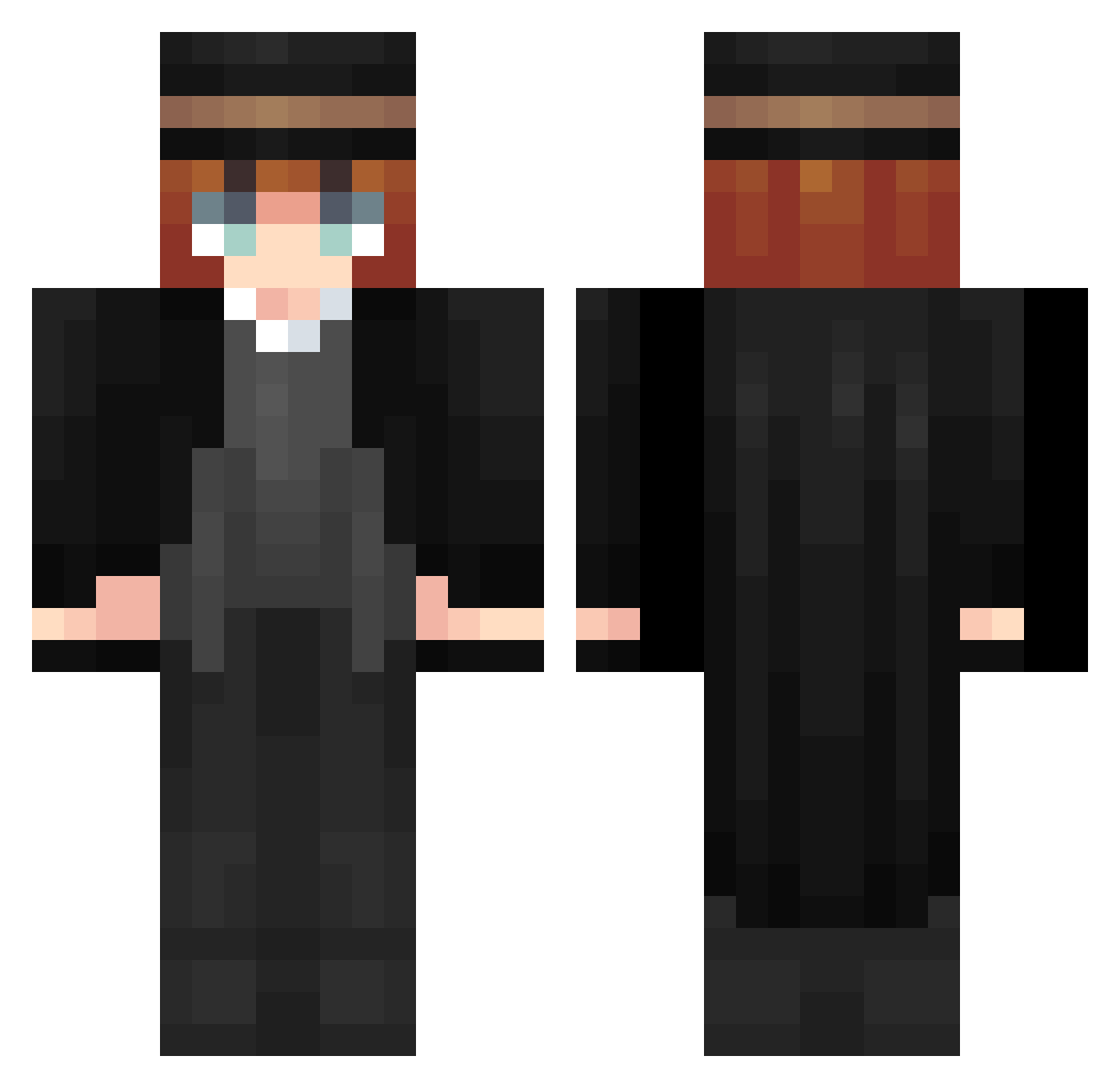 spriz2317 Minecraft skin, front and back view