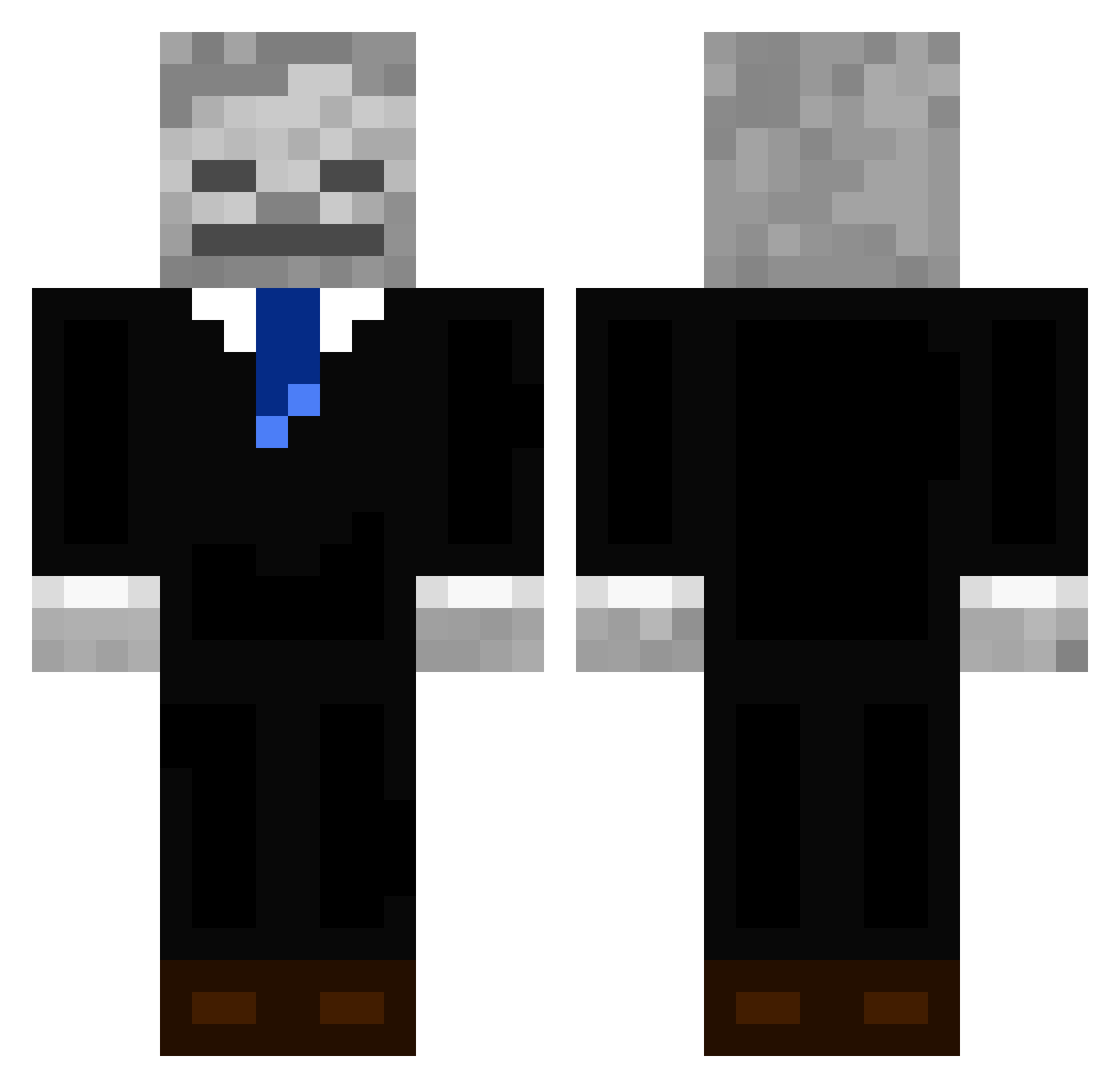 xlatis_ Minecraft skin, front and back view