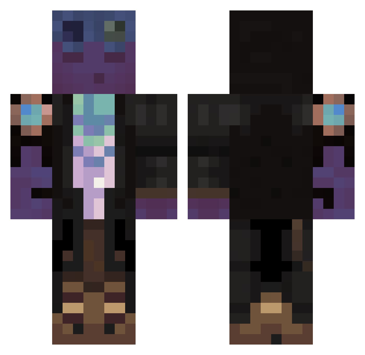 filing16 Minecraft skin, front and back view