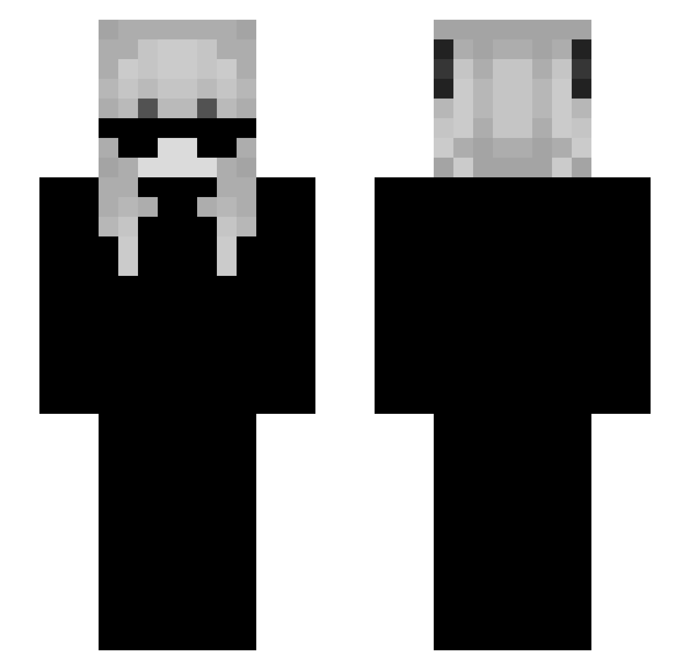 reiii1 Minecraft skin, front and back view