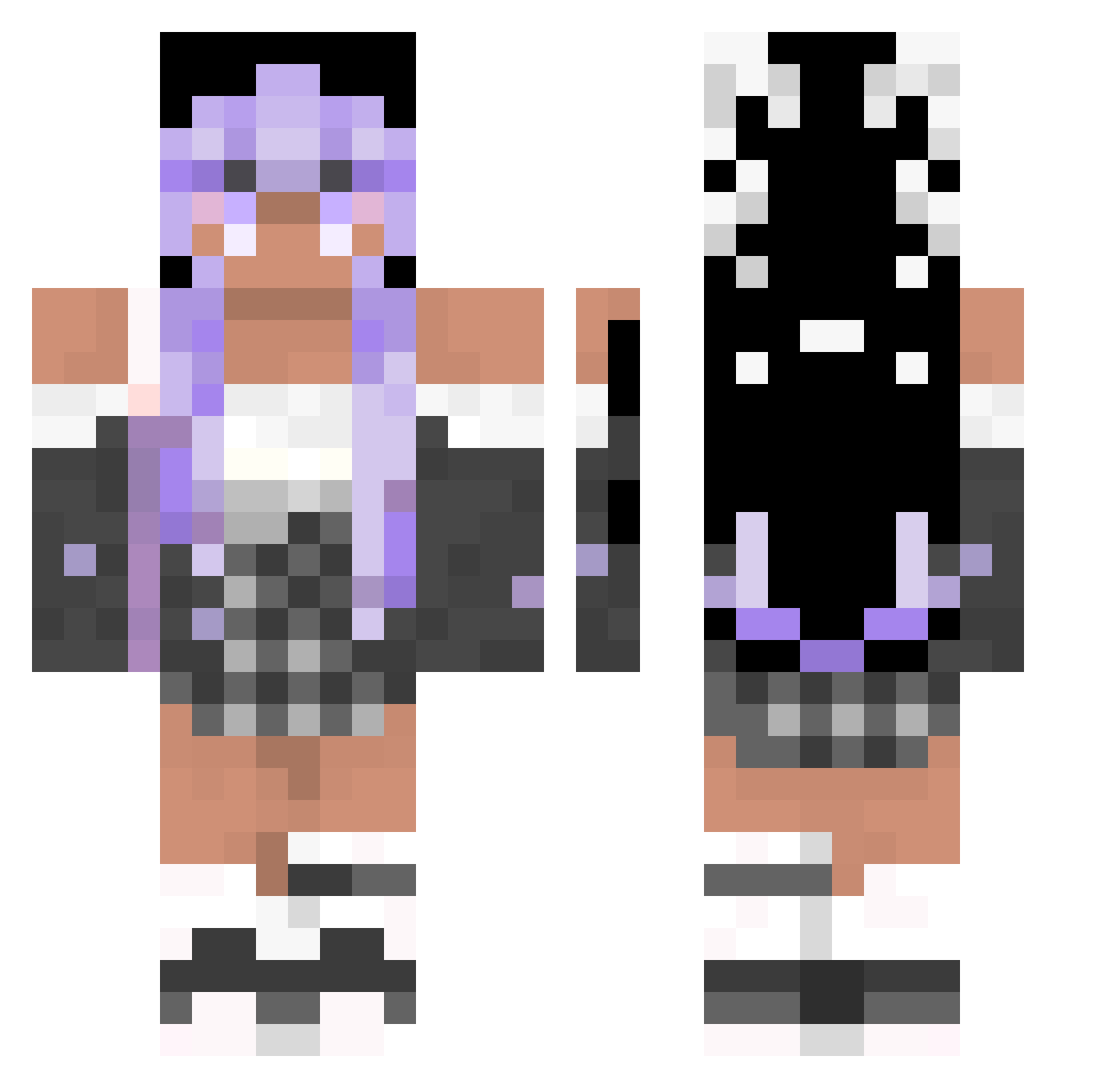 L0ca1Rascal Minecraft skin, front and back view