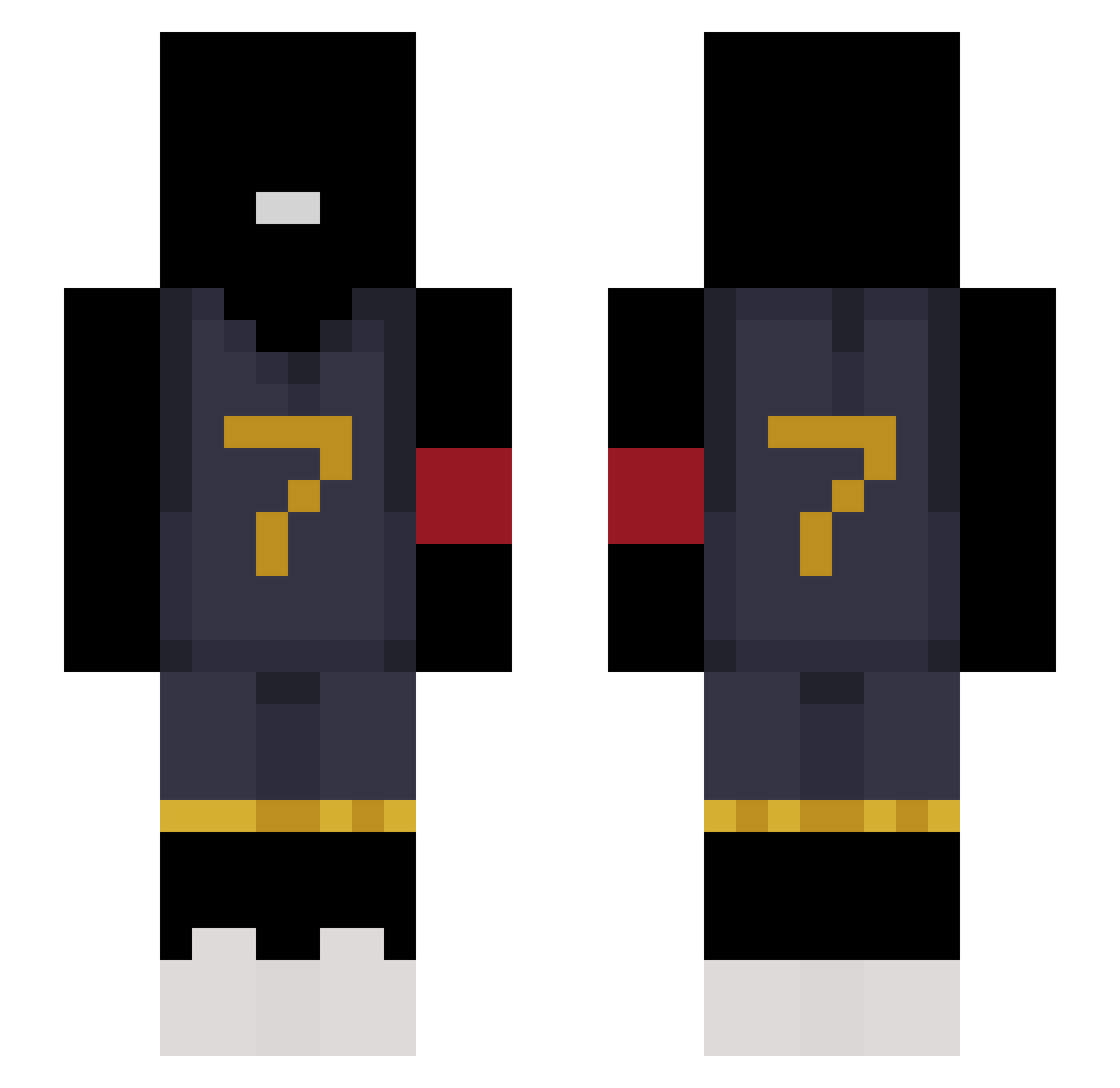 zLautii Minecraft skin, front and back view