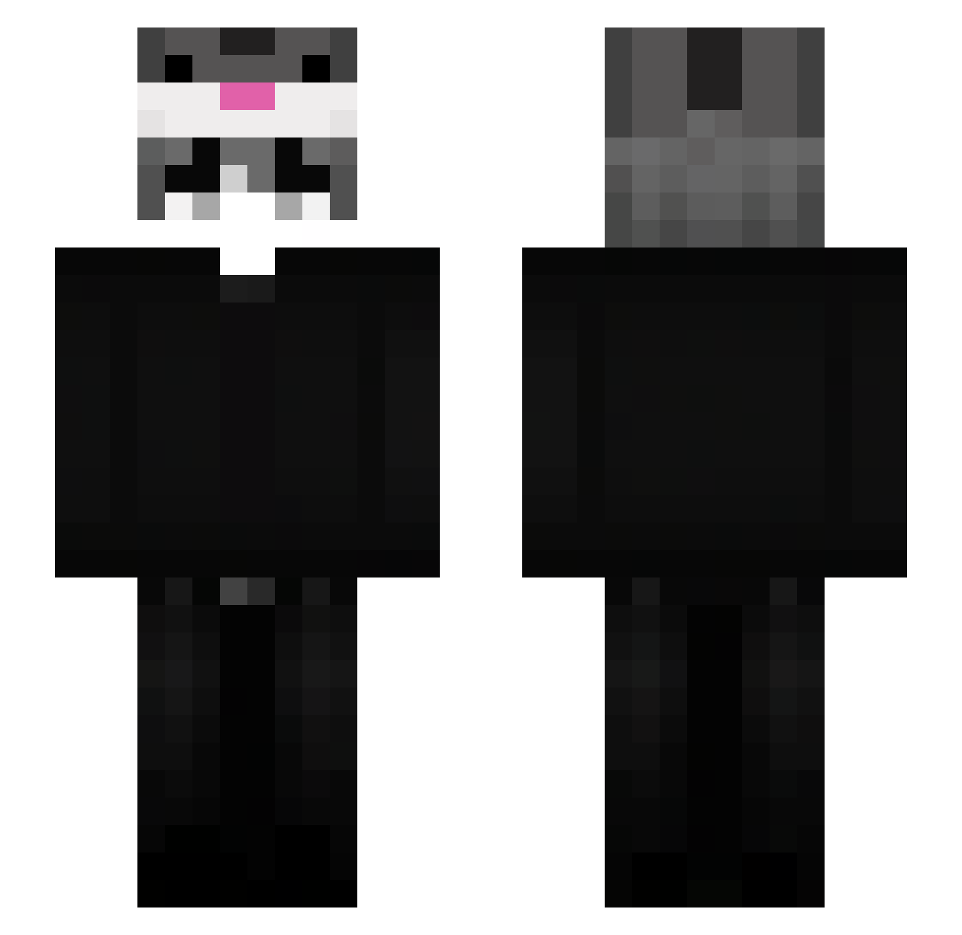 _chom1s66 Minecraft skin, front and back view
