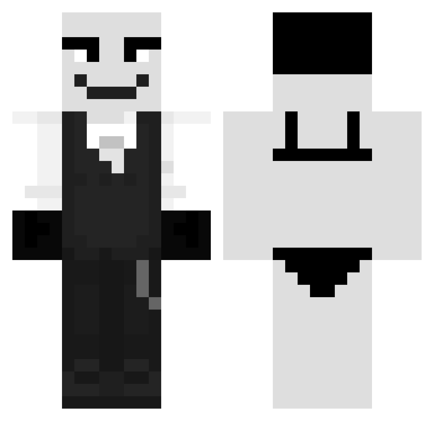So_Bebri42 Minecraft skin, front and back view