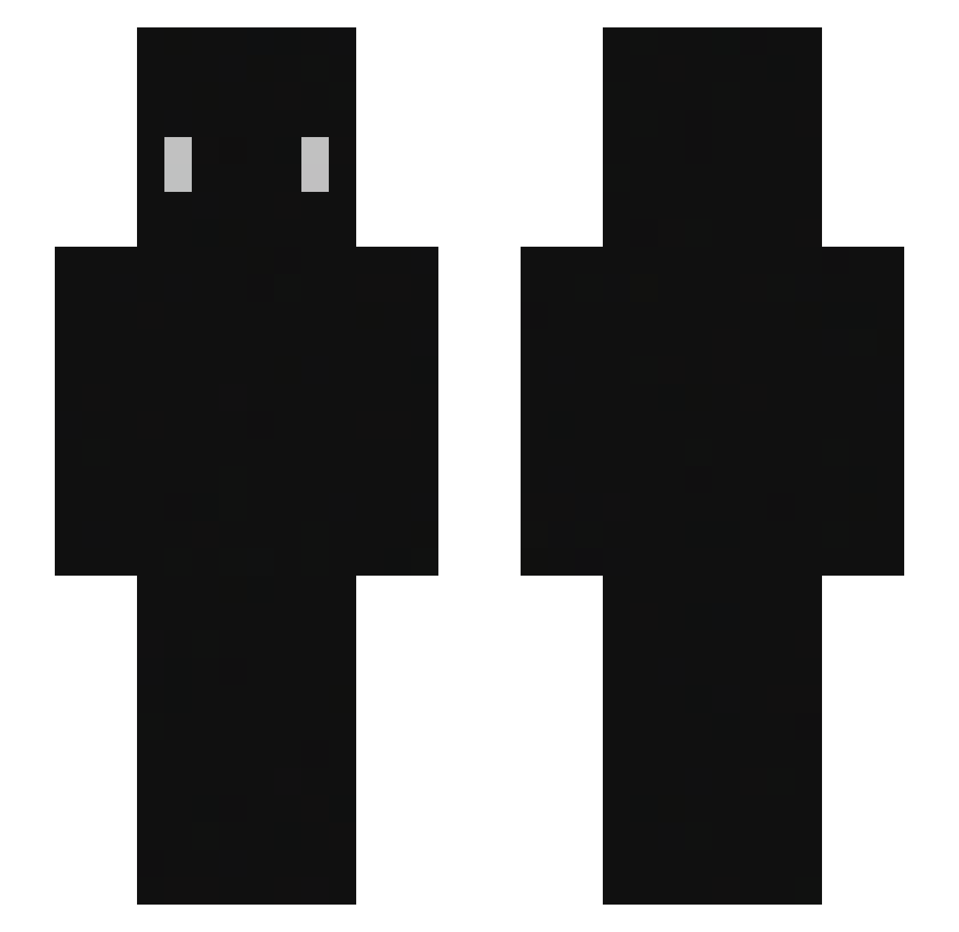 STUM8L3 Minecraft skin, front and back view