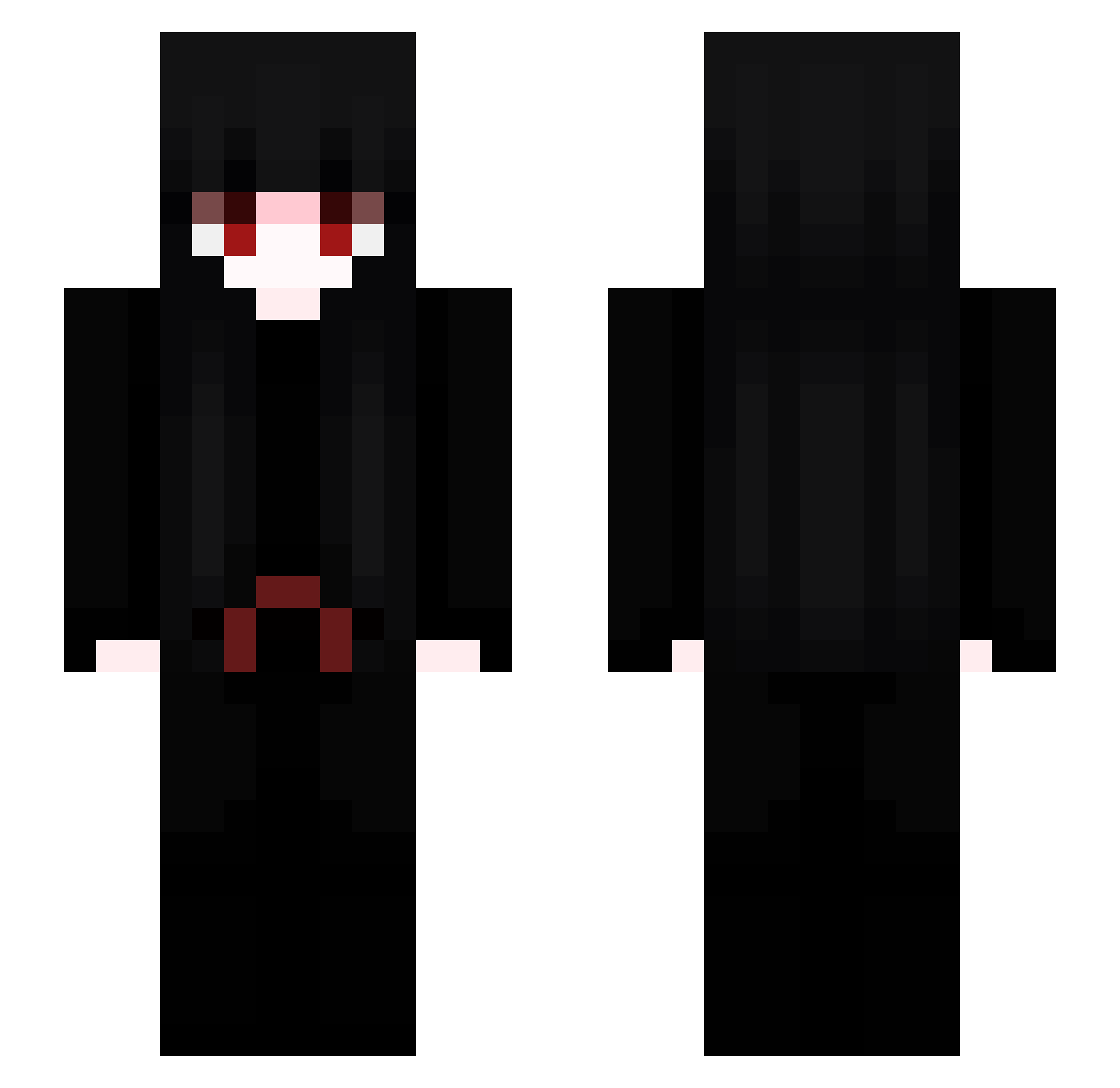 tqnkk Minecraft skin, front and back view