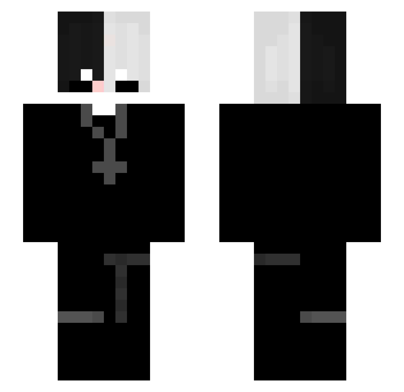 codzienne_memy Minecraft skin, front and back view