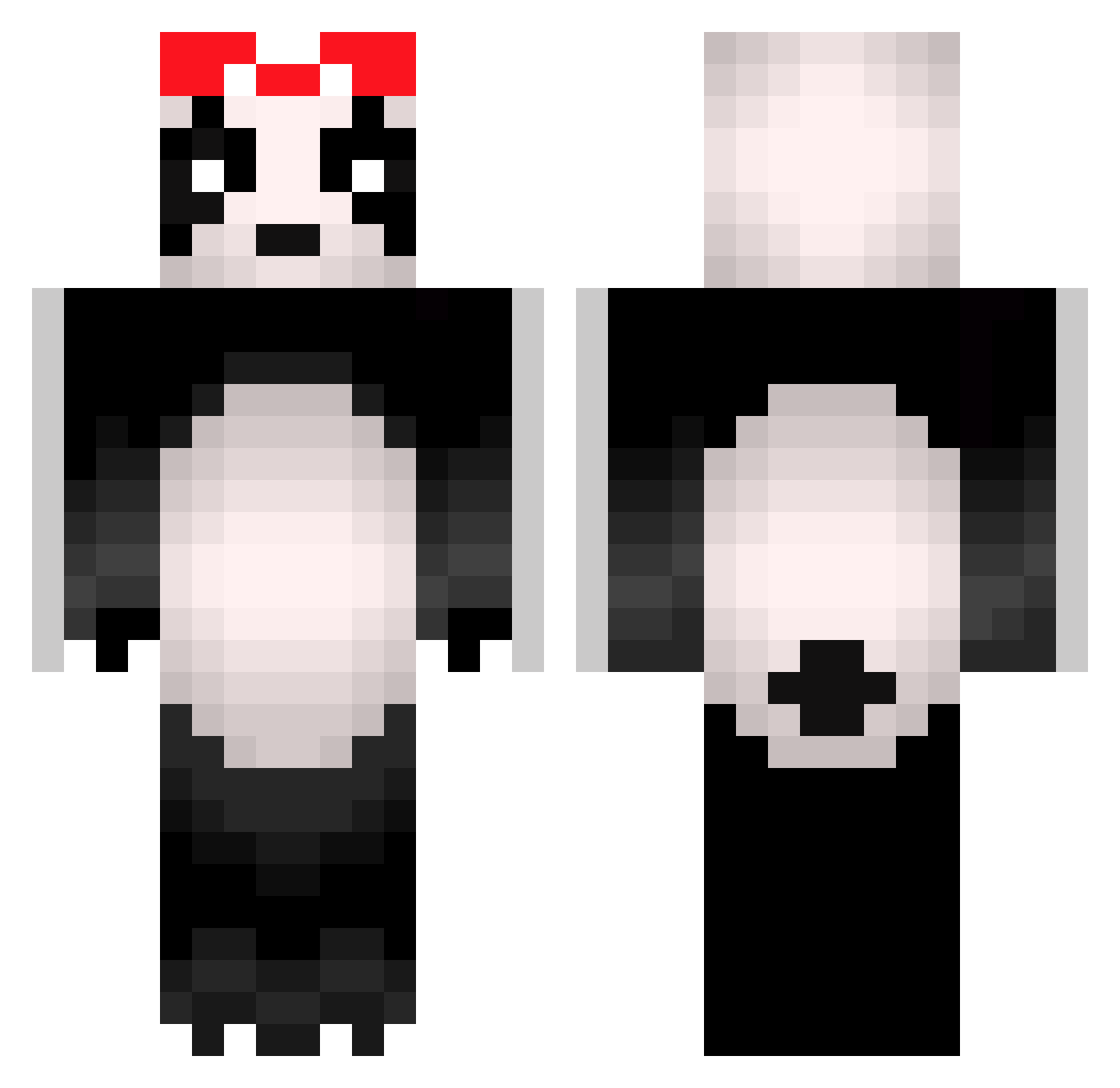 MrFerrari1111 Minecraft skin, front and back view