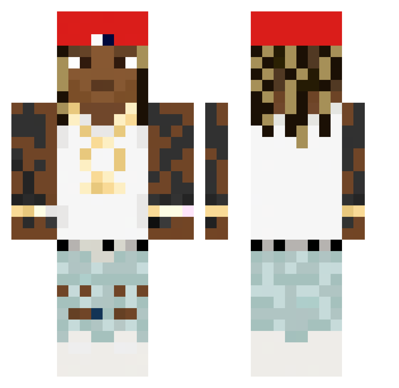 pyrka_bahbah Minecraft skin, front and back view