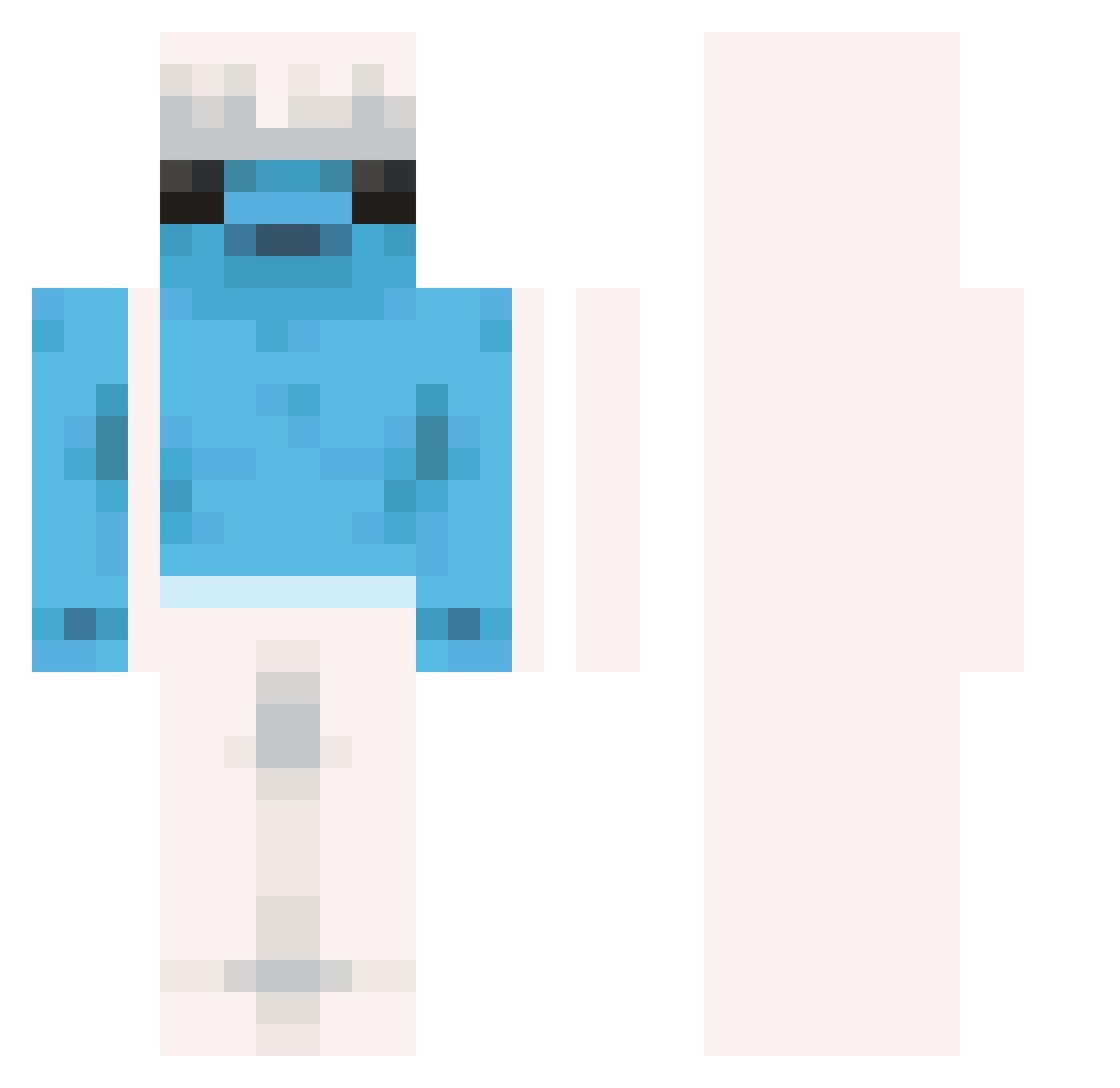 Tuga_Leis Minecraft skin, front and back view