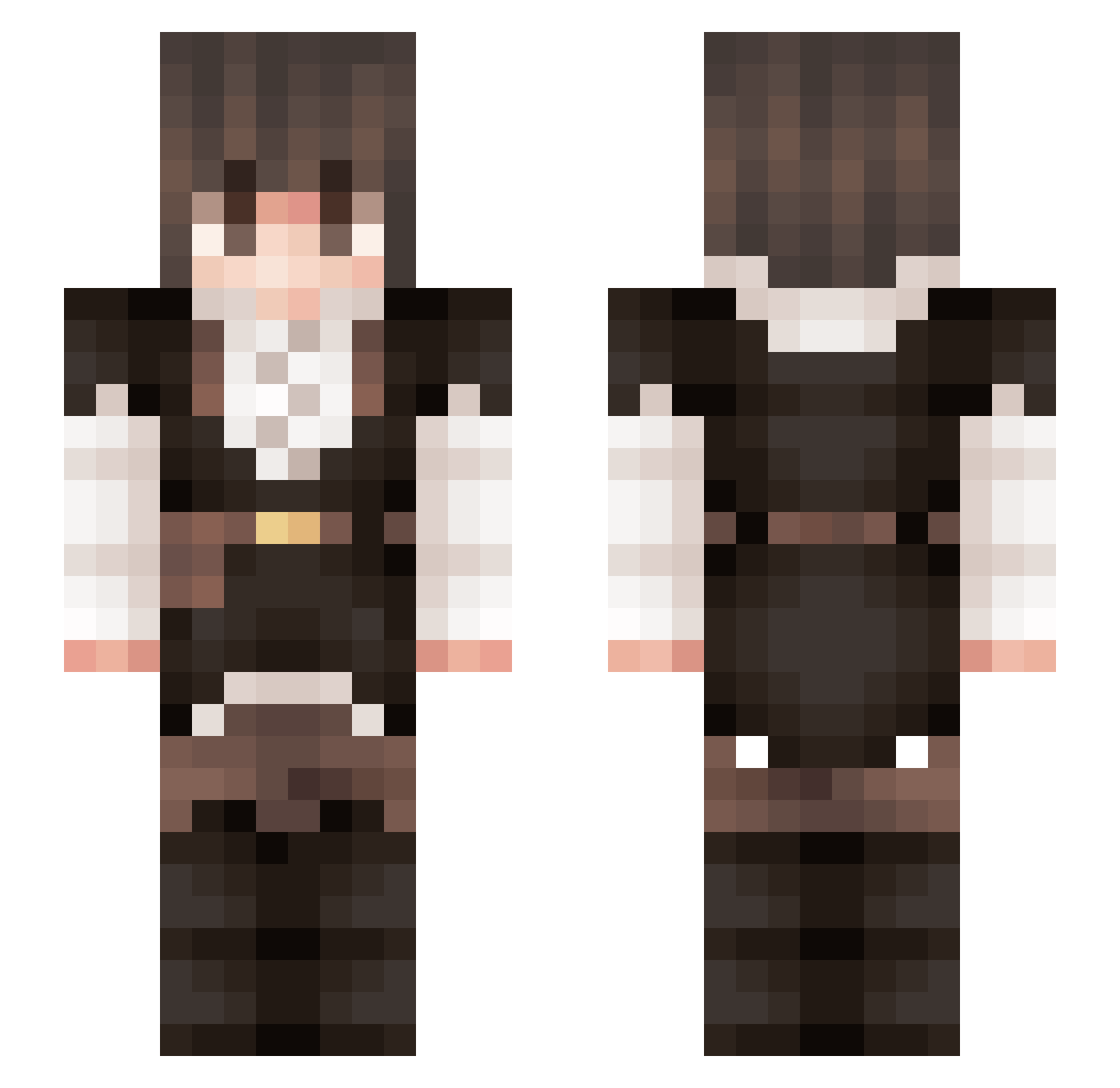 om3hko Minecraft skin, front and back view
