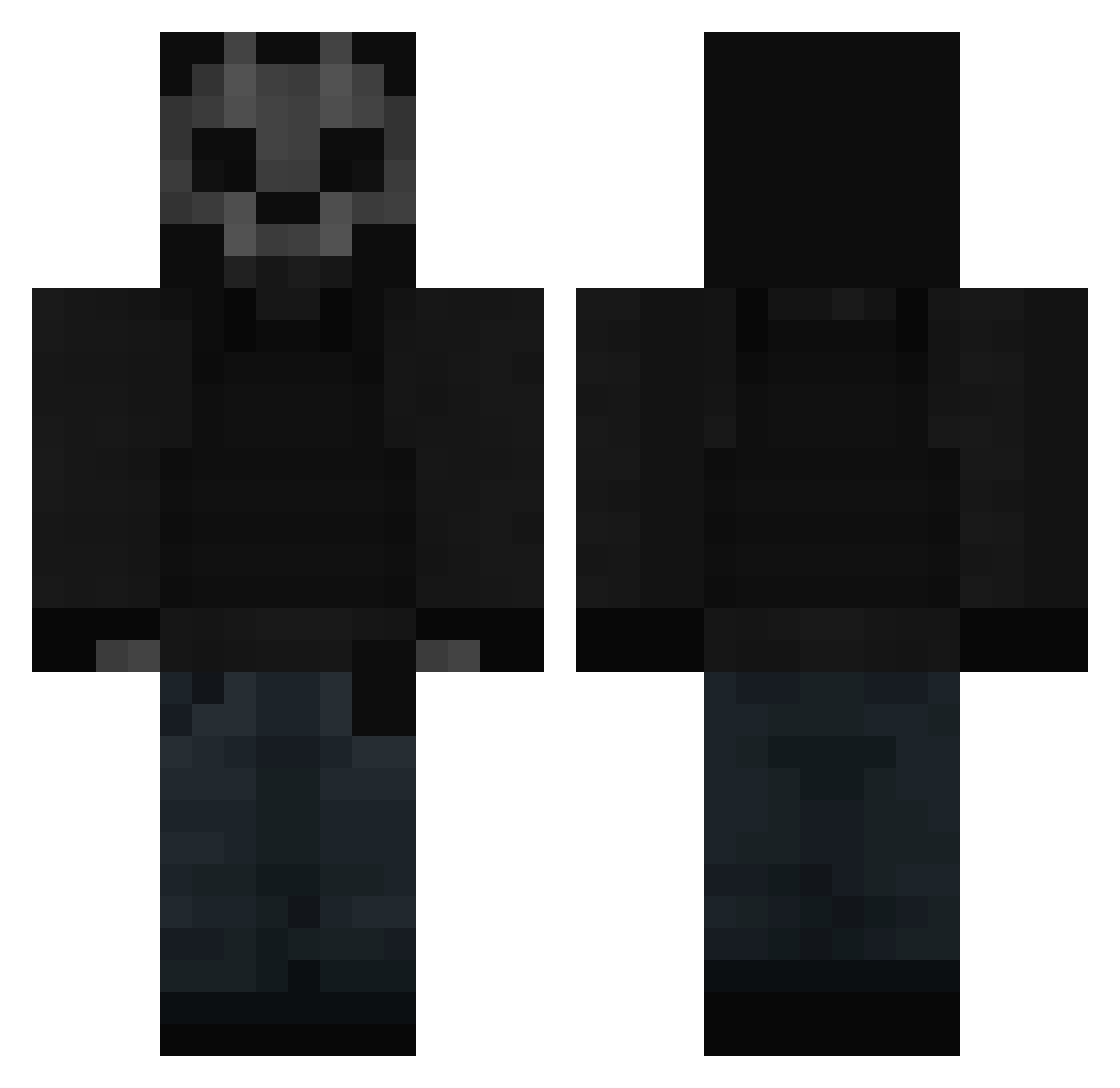 LT_Jacket Minecraft skin, front and back view