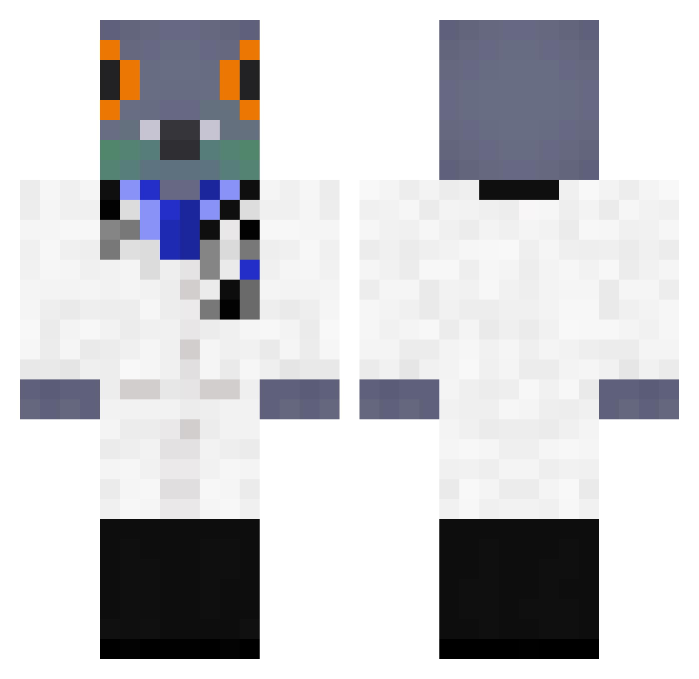 K1NG_RY4N Minecraft skin, front and back view