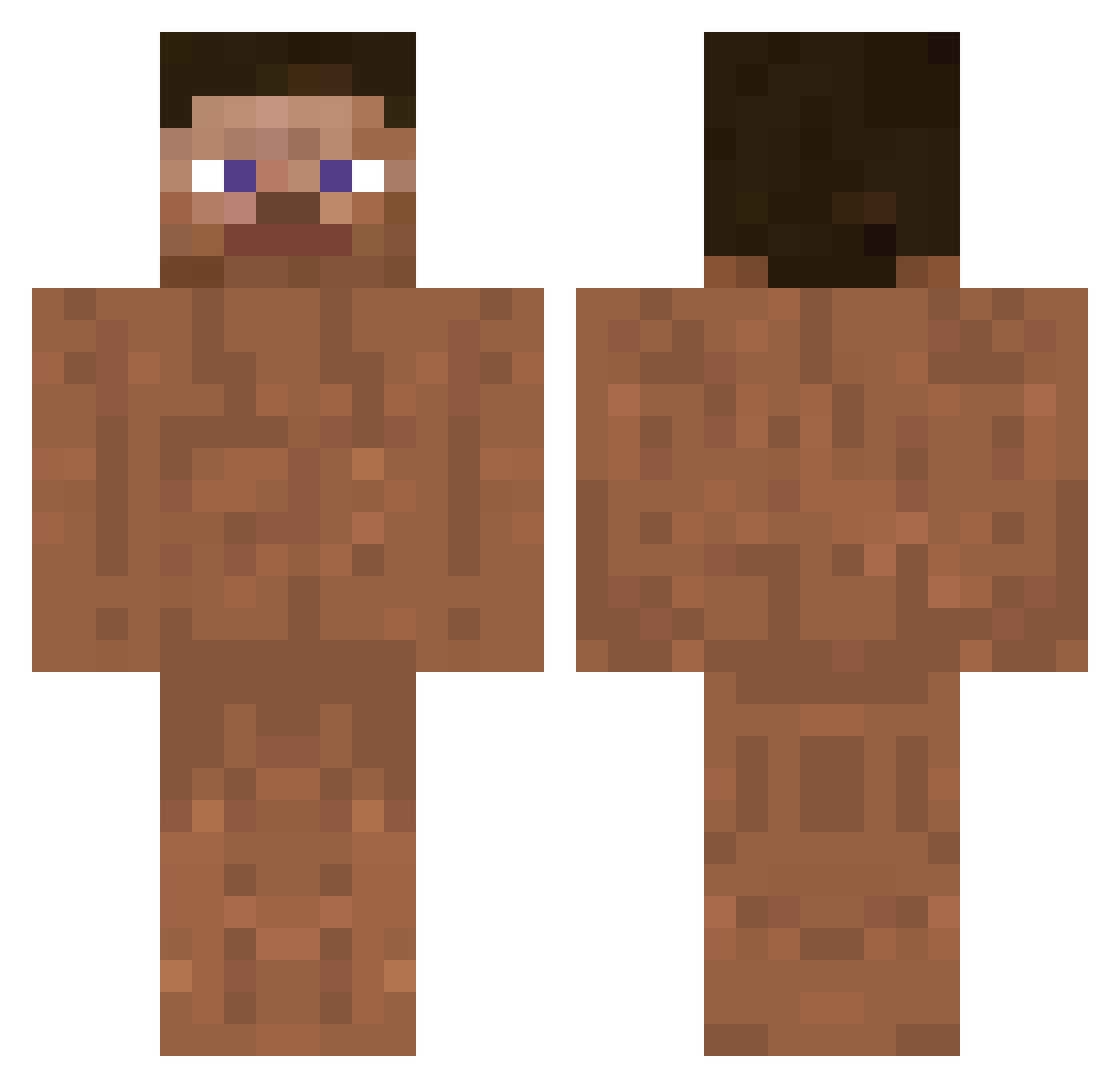 Jdirtydawg Minecraft skin, front and back view