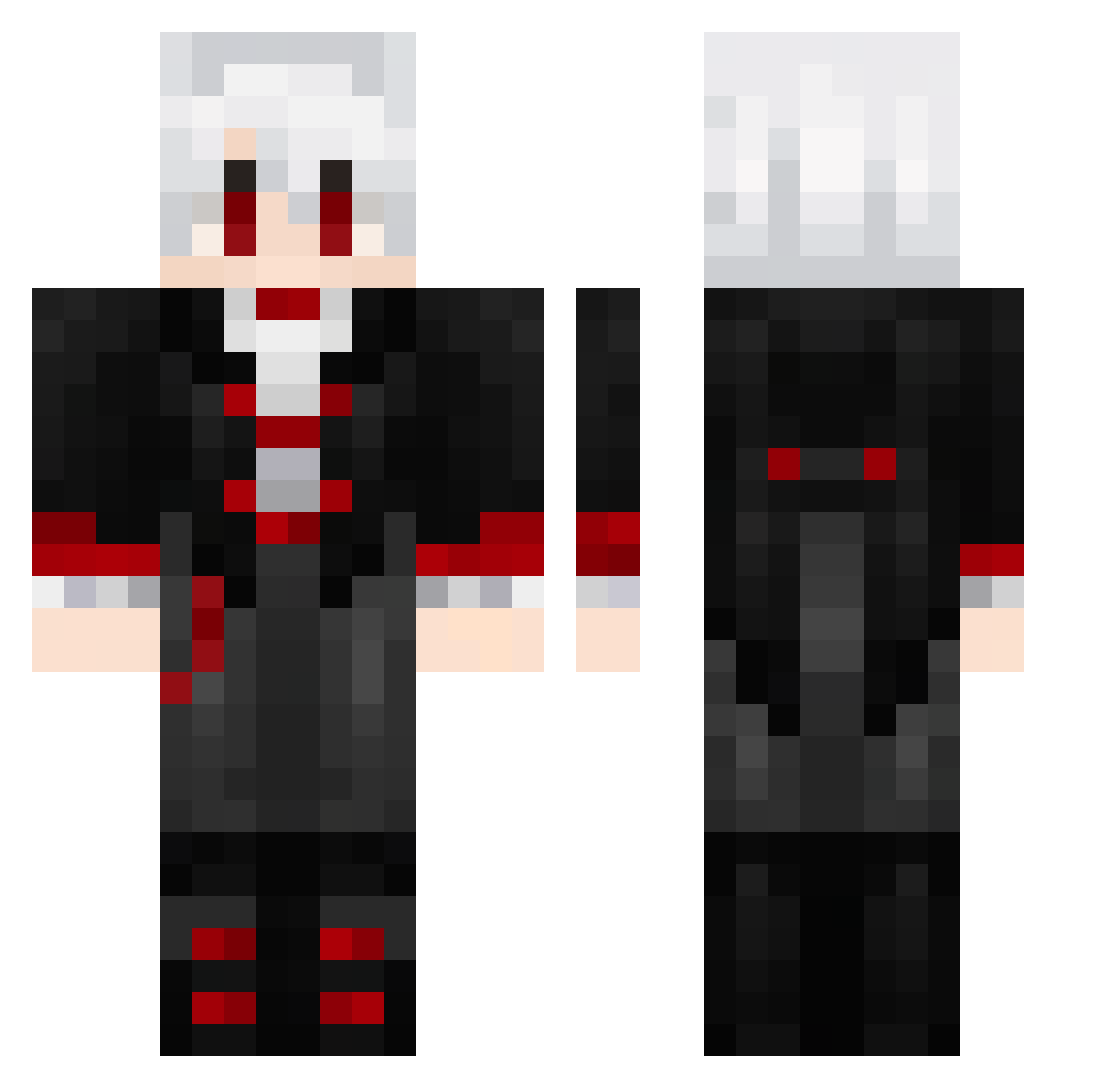 _Rajal_ Minecraft skin, front and back view