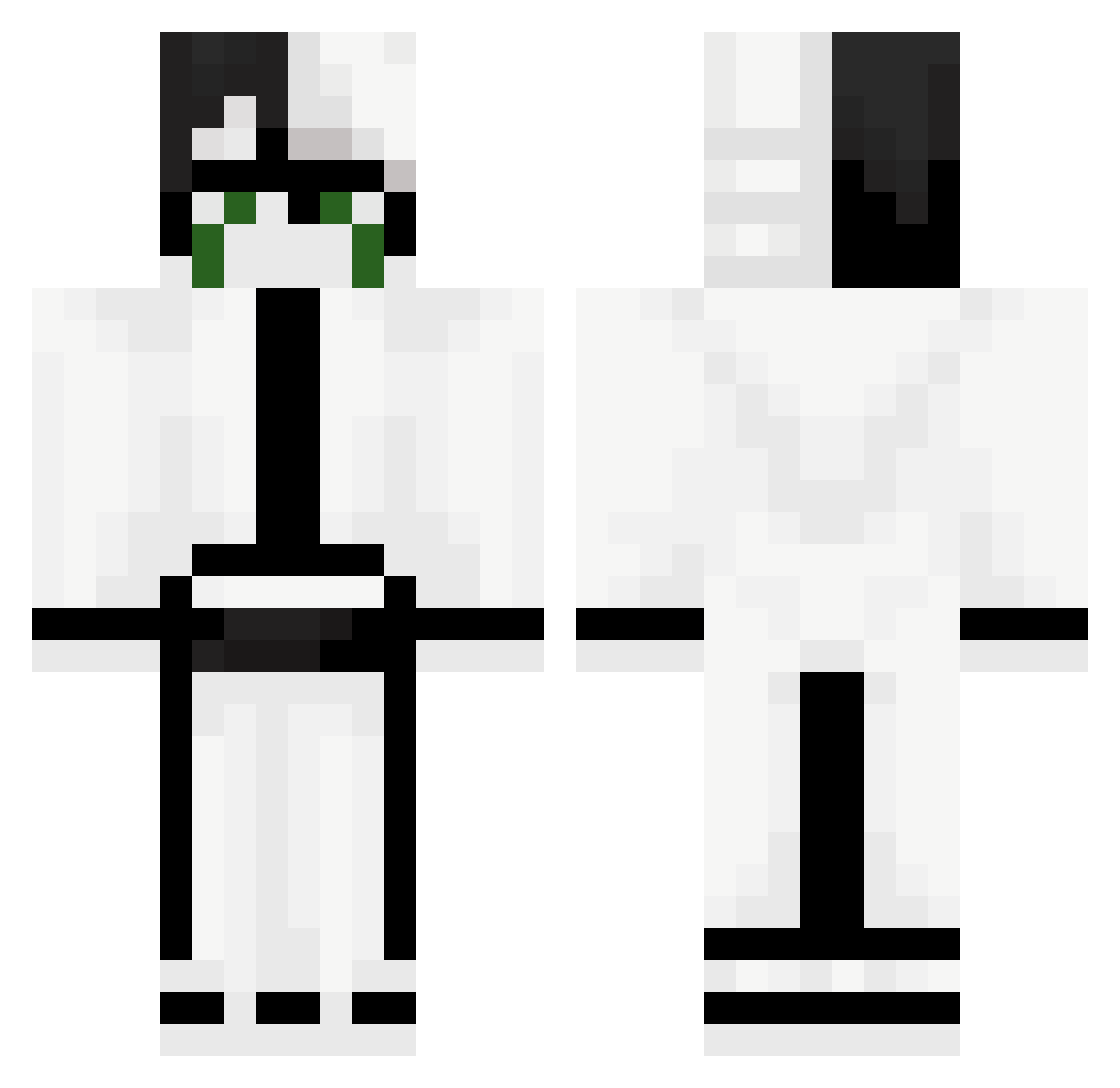 Cadeniscool6651 Minecraft skin, front and back view