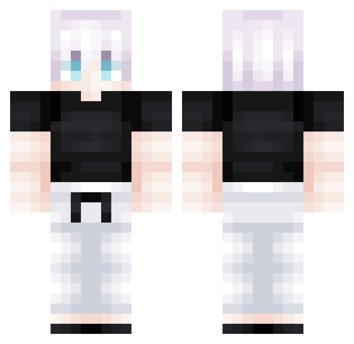 Sabo_Okkotsu Minecraft skin, front and back view
