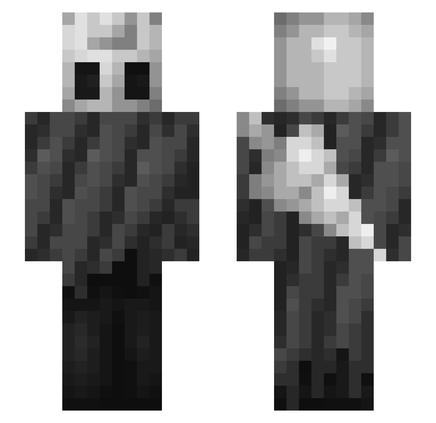 MIGHTY_M3NNO Minecraft skin, front and back view
