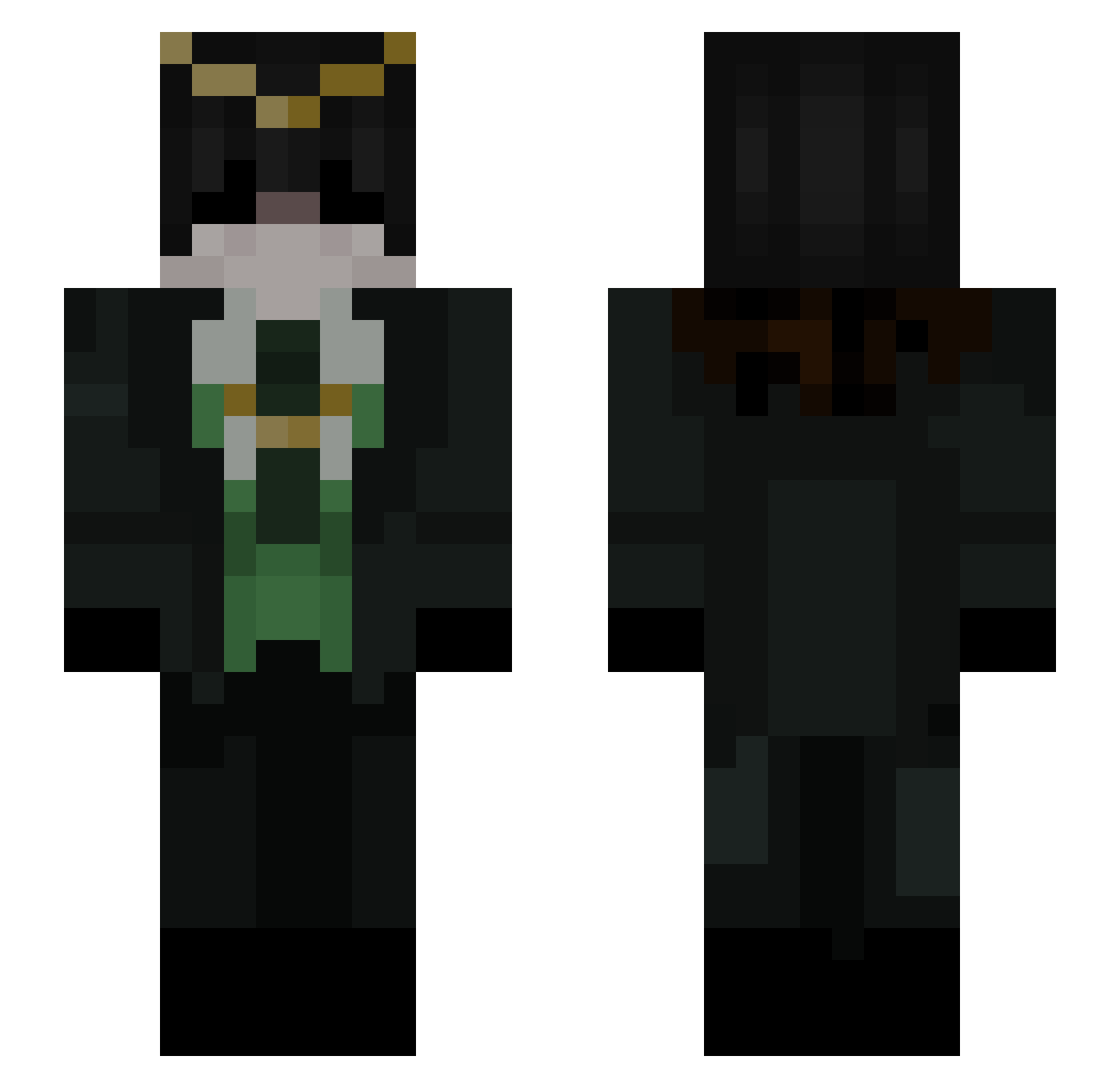 Pablx_ Minecraft skin, front and back view