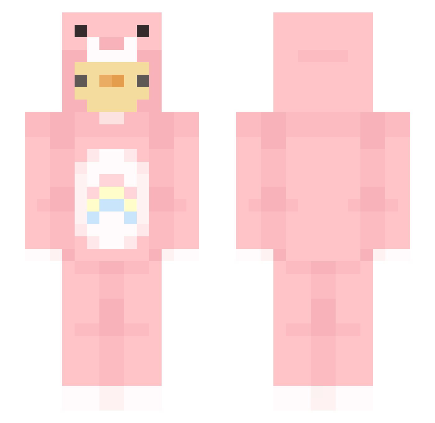 _kaczkinzzz Minecraft skin, front and back view