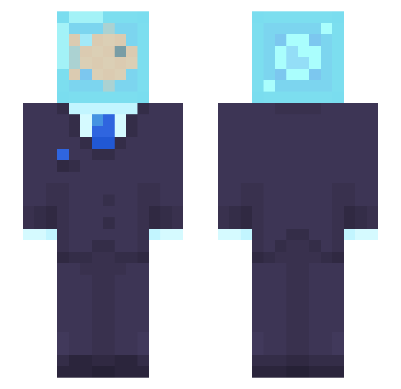 Gumb__ Minecraft skin, front and back view
