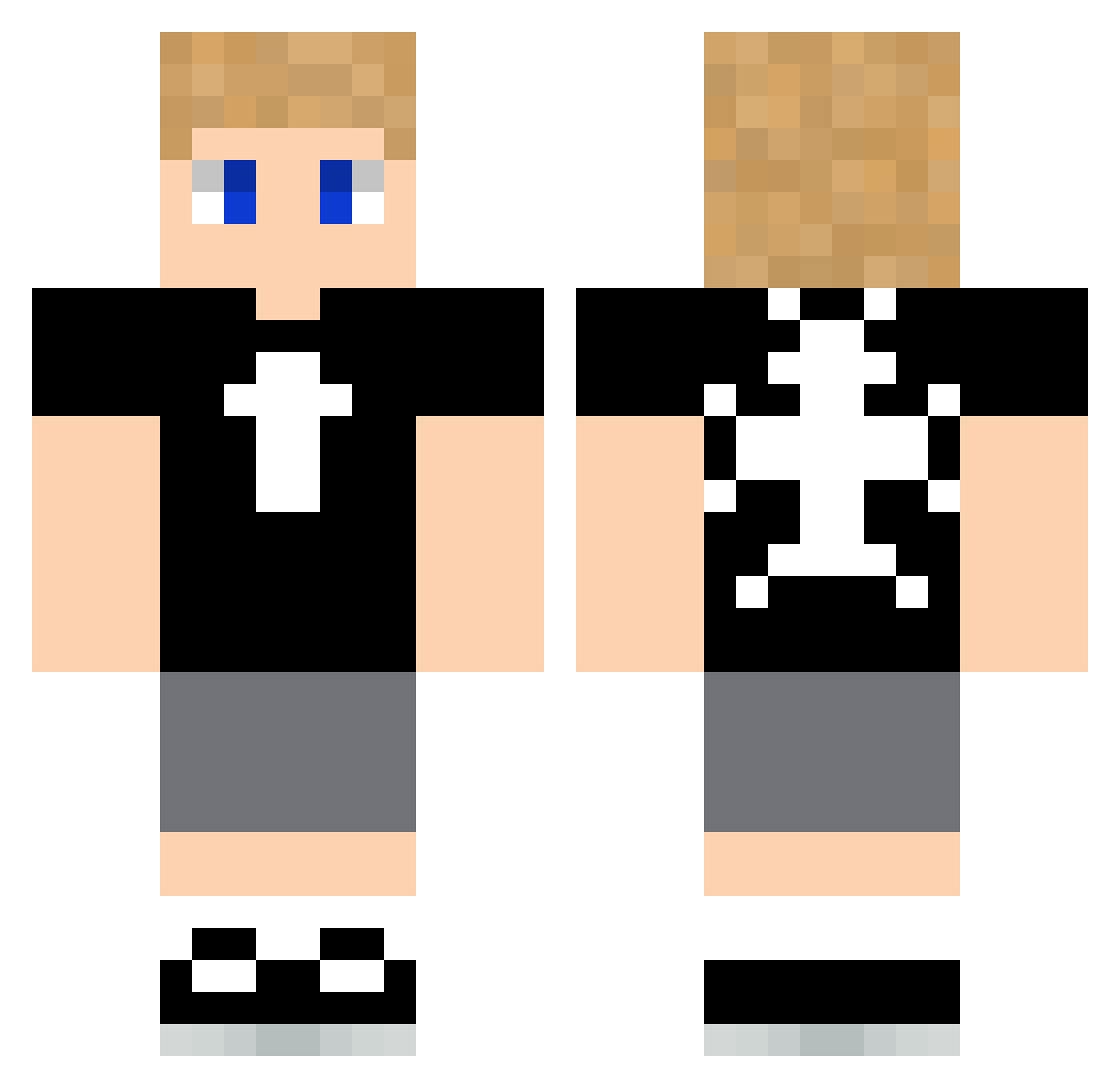 wgpgamer312 Minecraft skin, front and back view