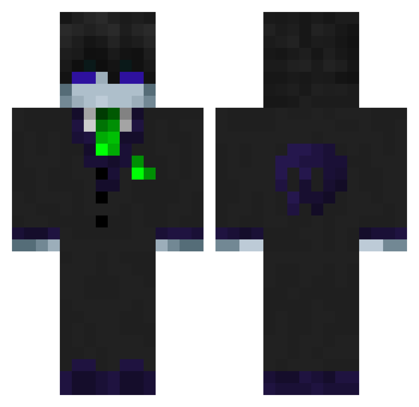vvinnie_ Minecraft skin, front and back view