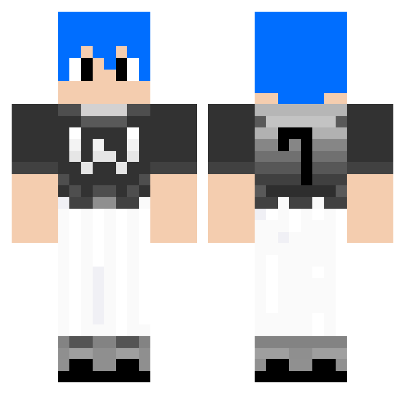 Luca_0507 Minecraft skin, front and back view