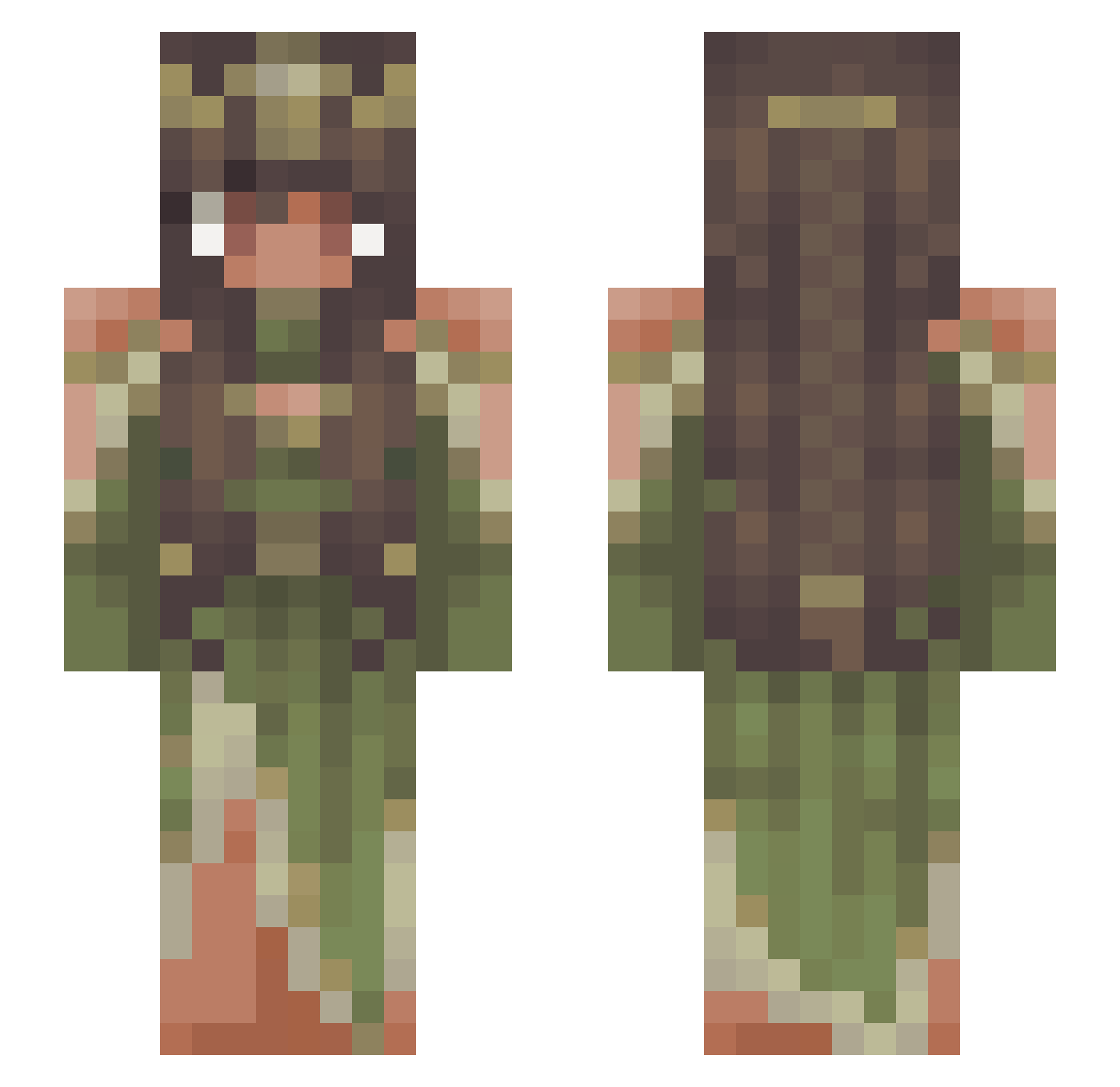 The5thMaruder Minecraft skin, front and back view