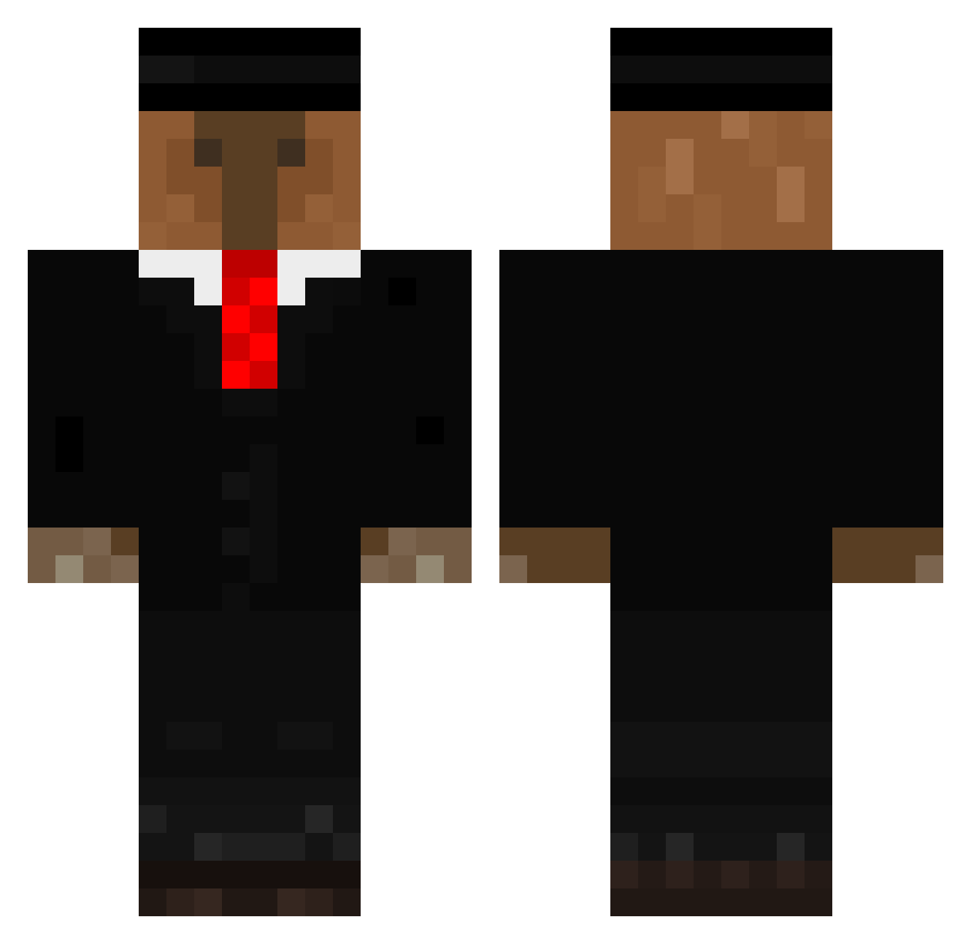 O_CapivaraAgiota Minecraft skin, front and back view