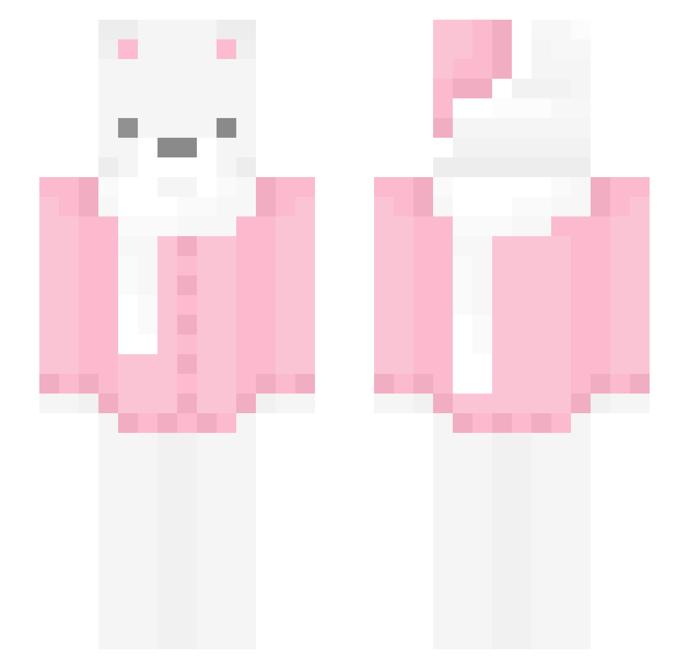 Darriinaa Minecraft skin, front and back view