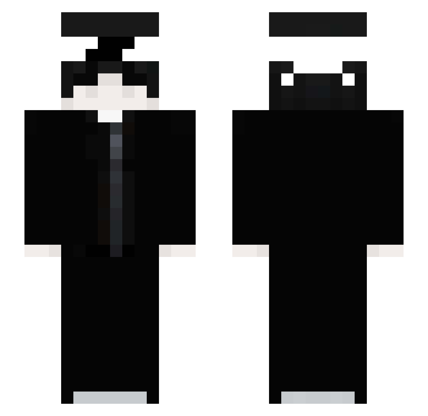 ian64115 Minecraft skin, front and back view
