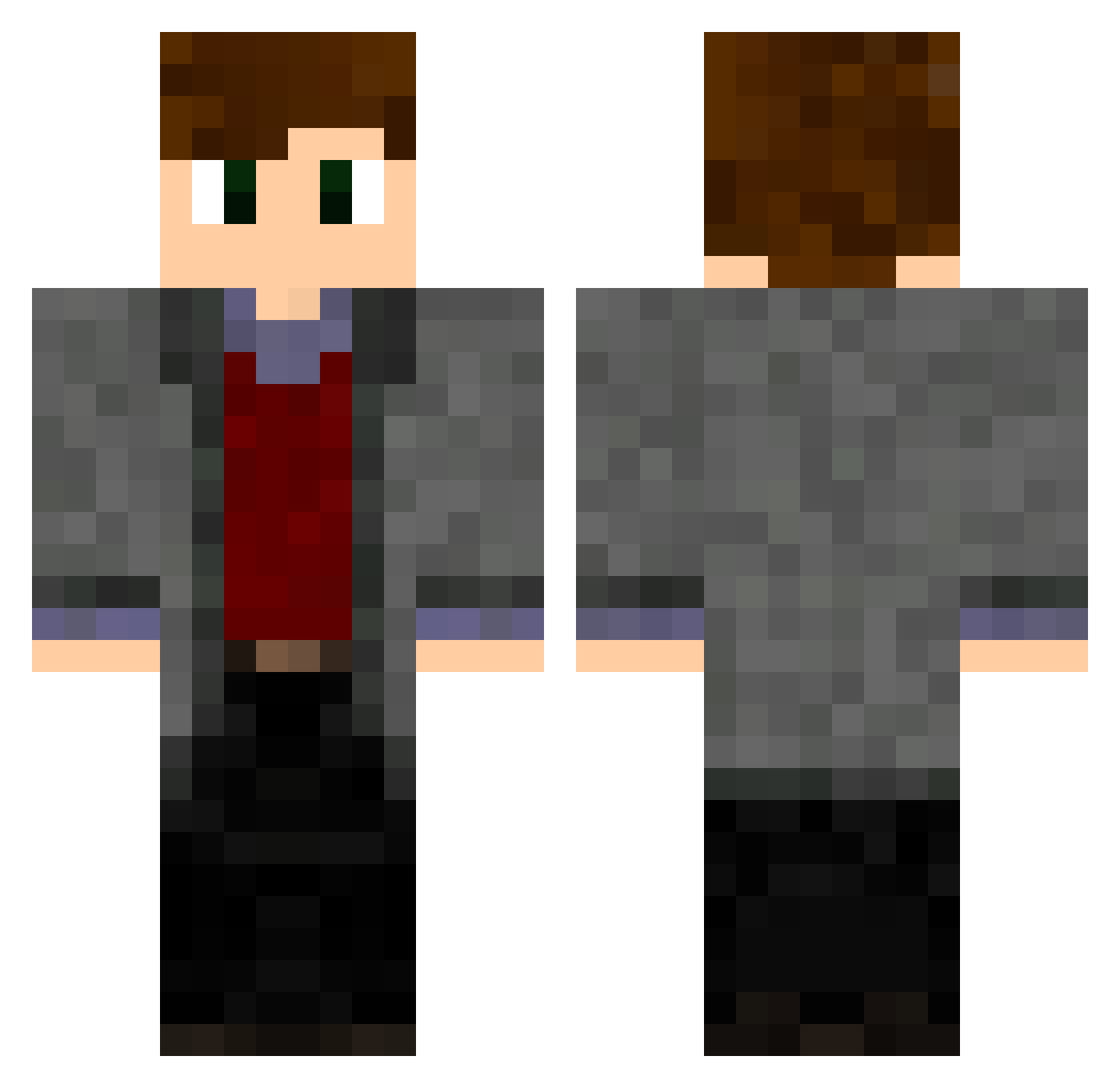 barryyyyyy Minecraft skin, front and back view