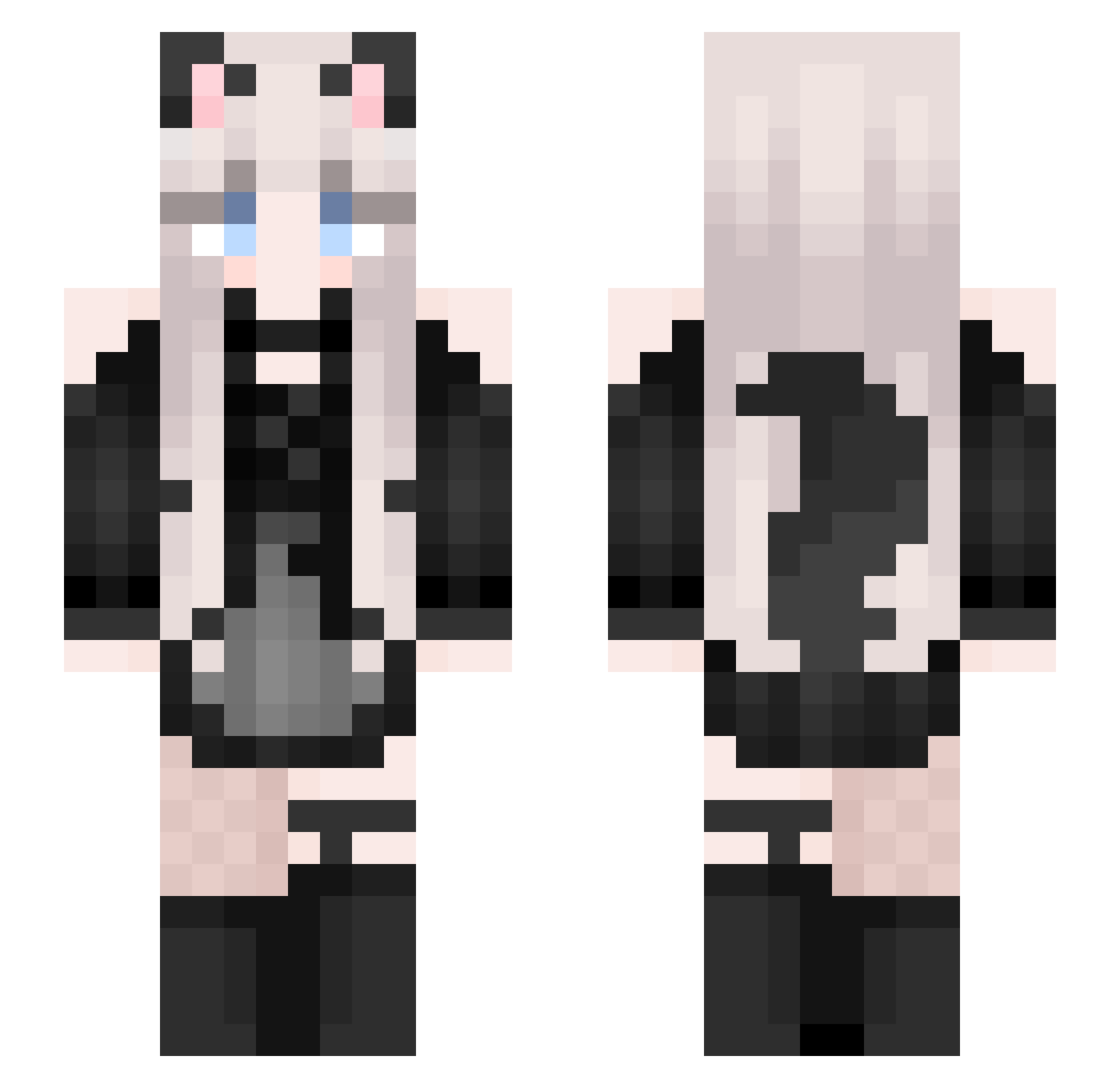 cheng00327 Minecraft skin, front and back view