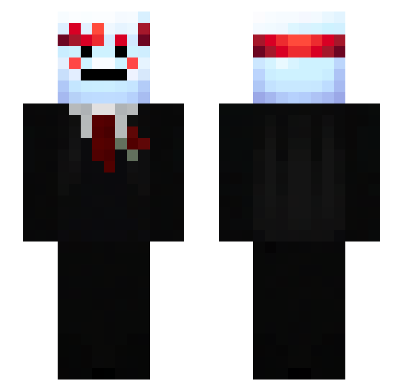 JINMonster1111 Minecraft skin, front and back view