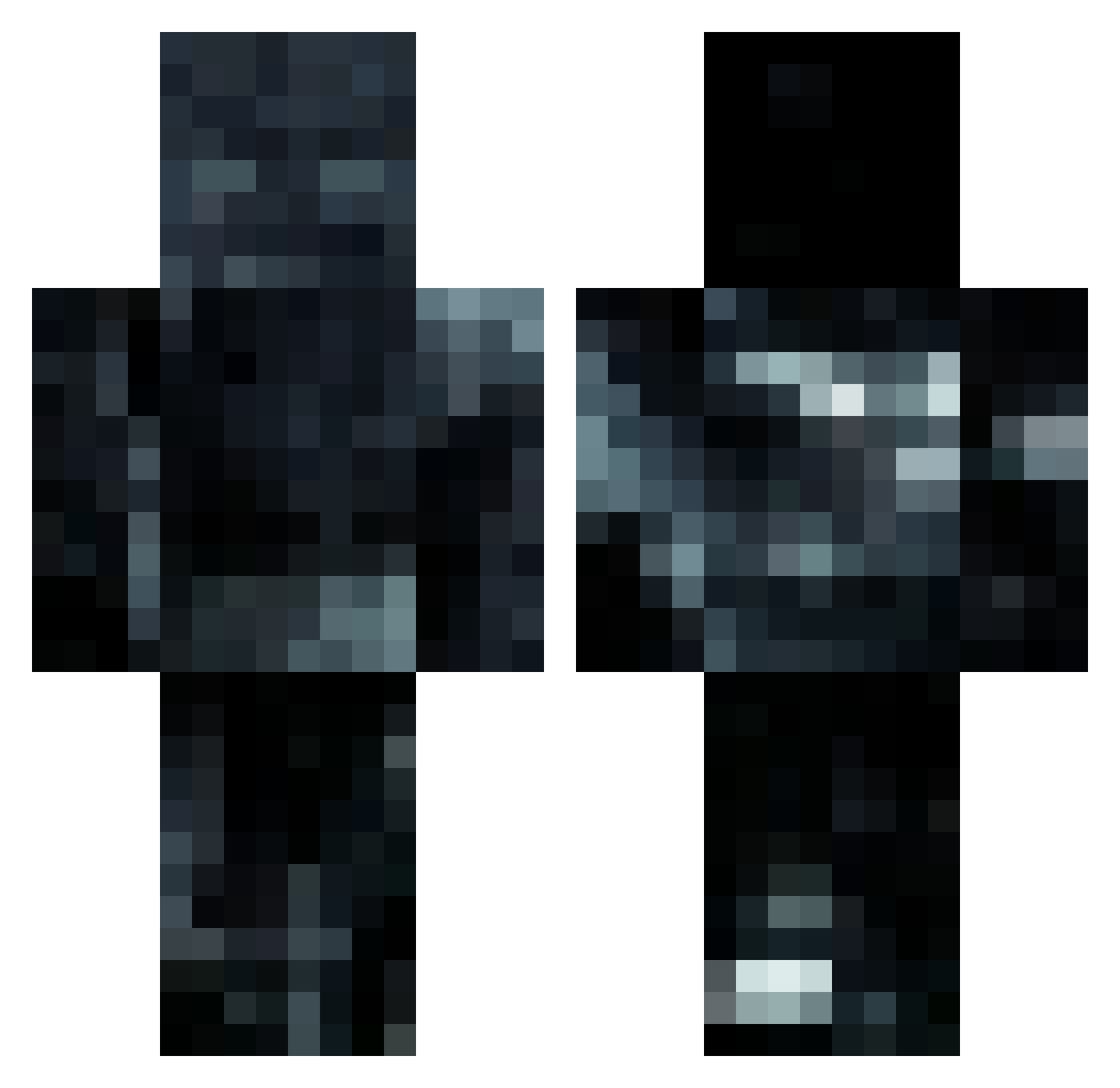 Jadra_0 Minecraft skin, front and back view
