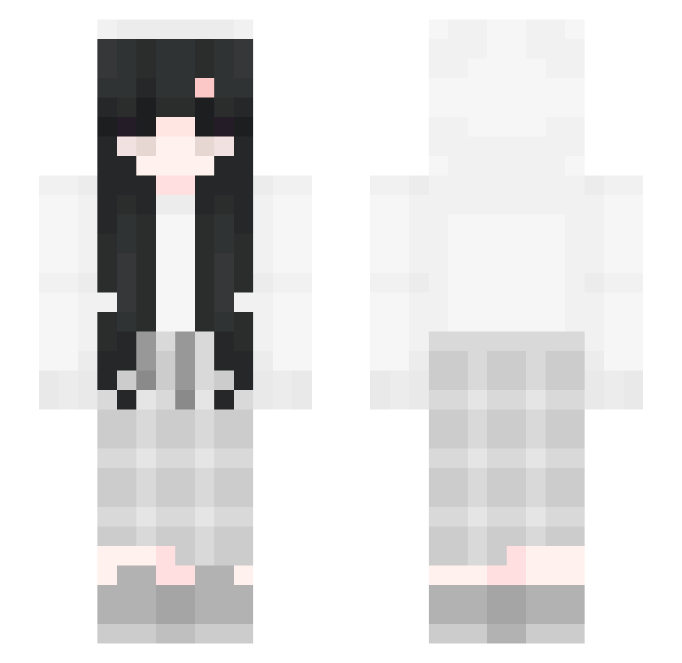 Unifiy Minecraft skin, front and back view
