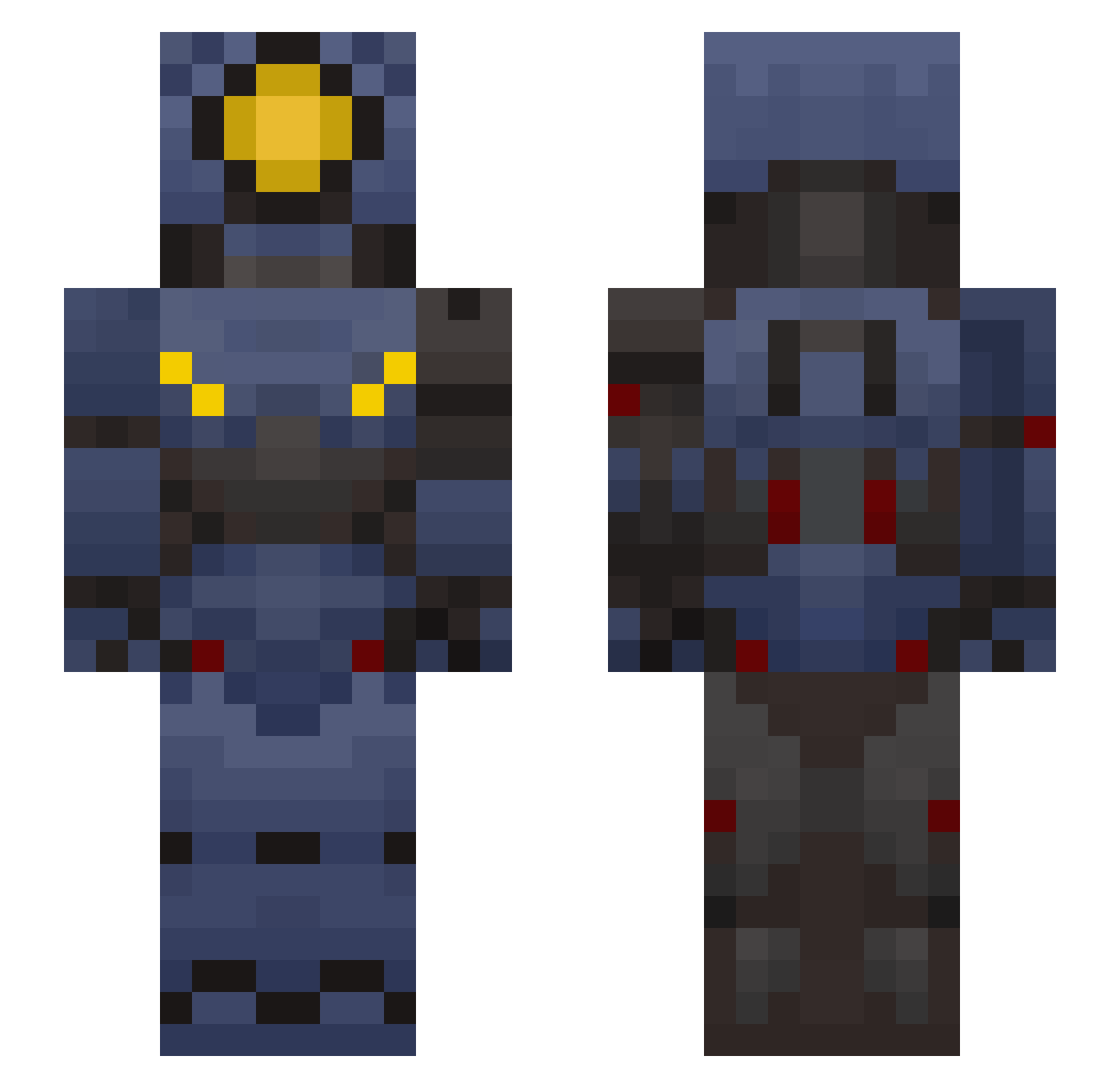 jbarkey0918 Minecraft skin, front and back view
