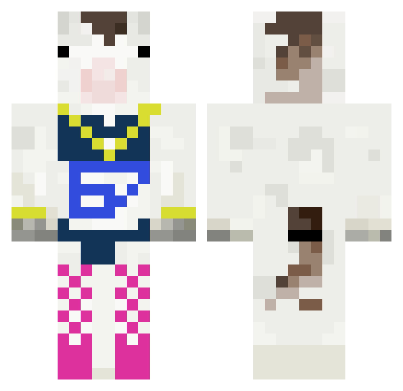 ADIFOT Minecraft skin, front and back view