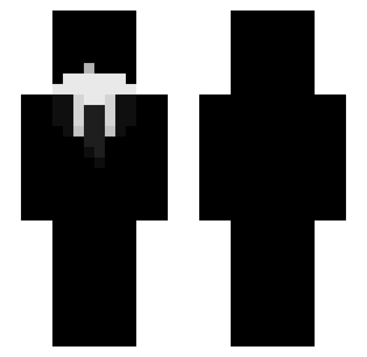 elaikony Minecraft skin, front and back view