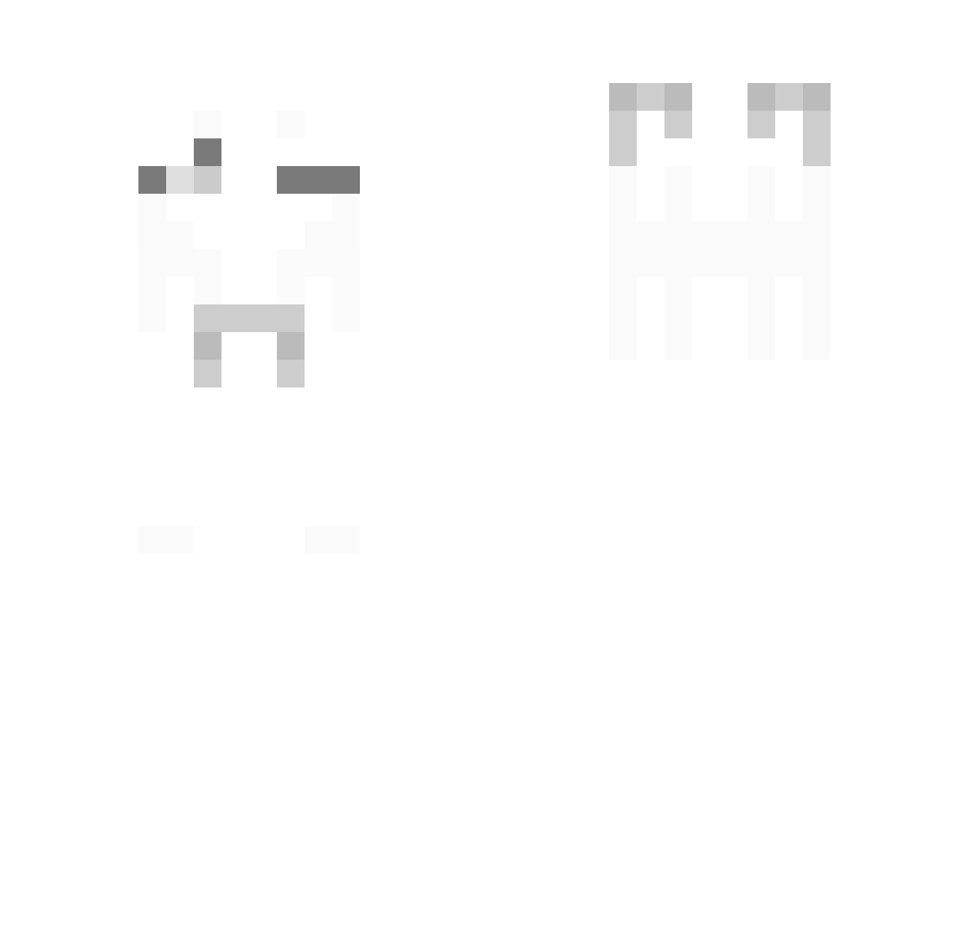 qlat Minecraft skin, front and back view