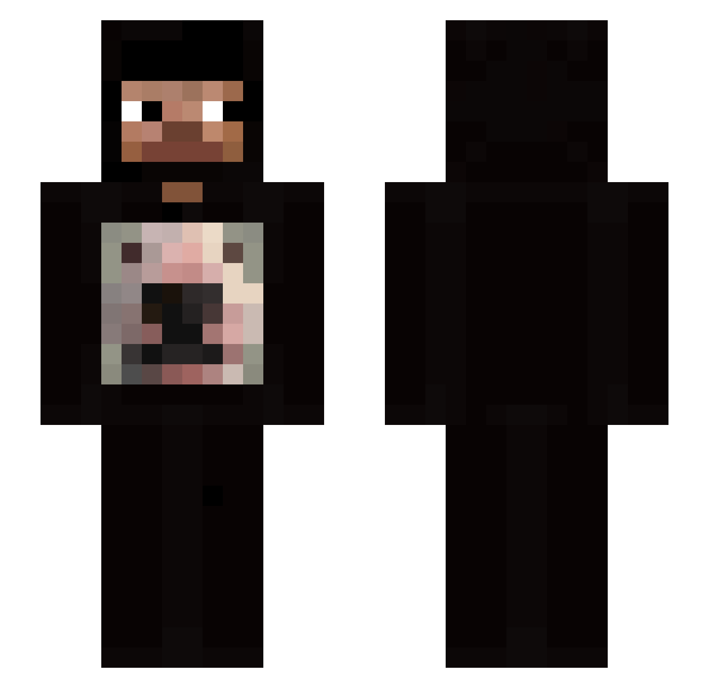 shxckk_ Minecraft skin, front and back view
