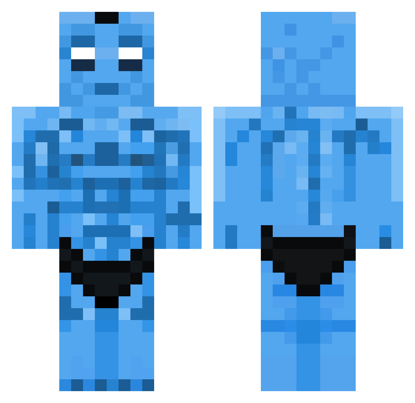 juanduquevan Minecraft skin, front and back view