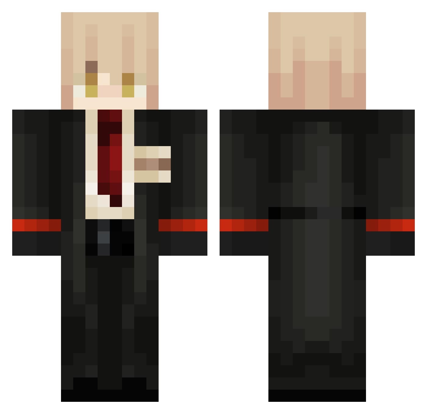 epicmrfrosty Minecraft skin, front and back view
