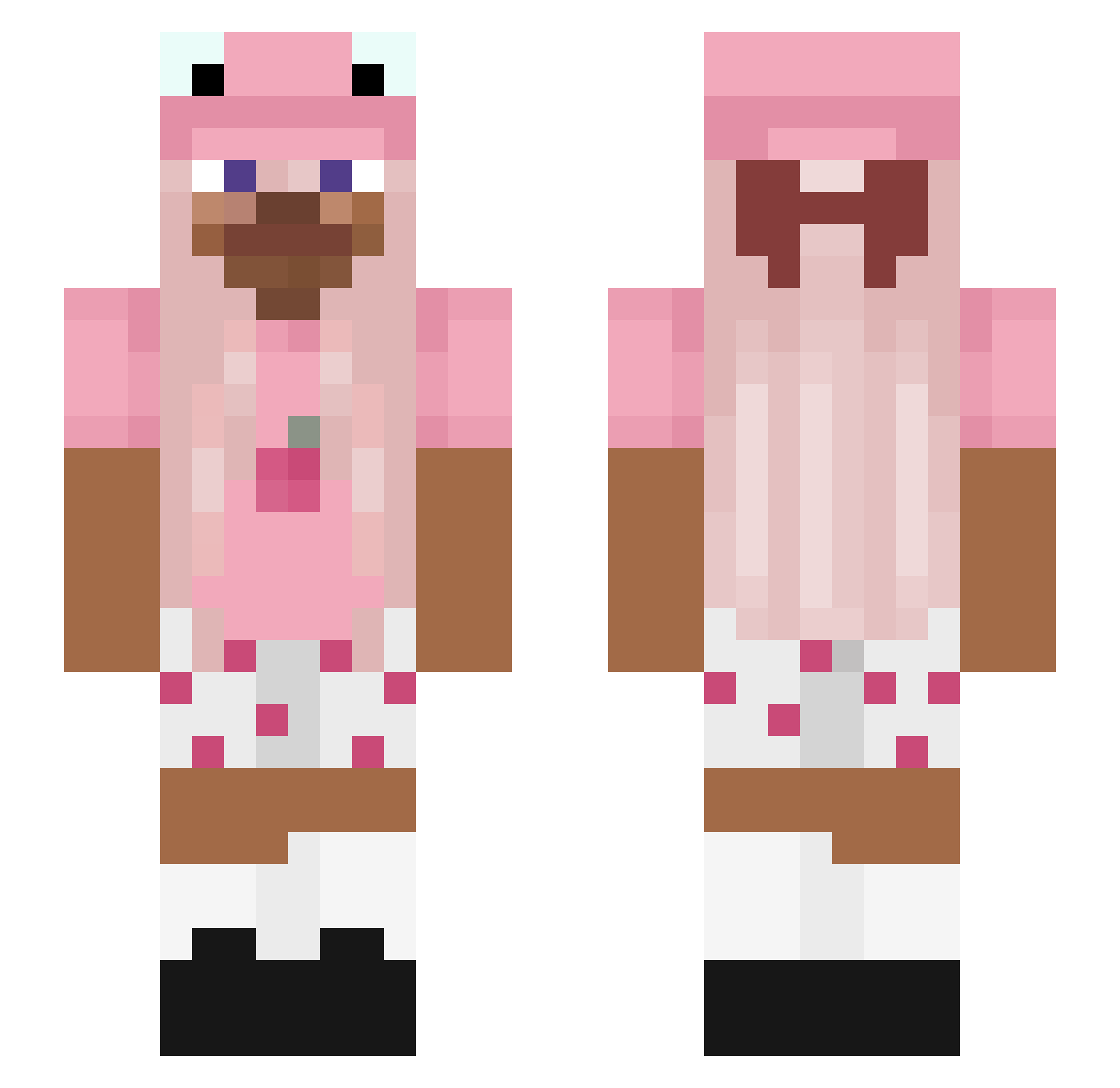 mo_on_ng Minecraft skin, front and back view