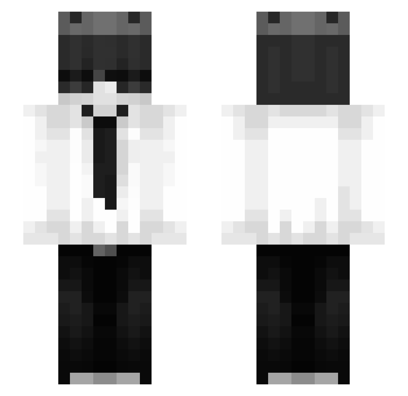 fake_g4brrx_ Minecraft skin, front and back view