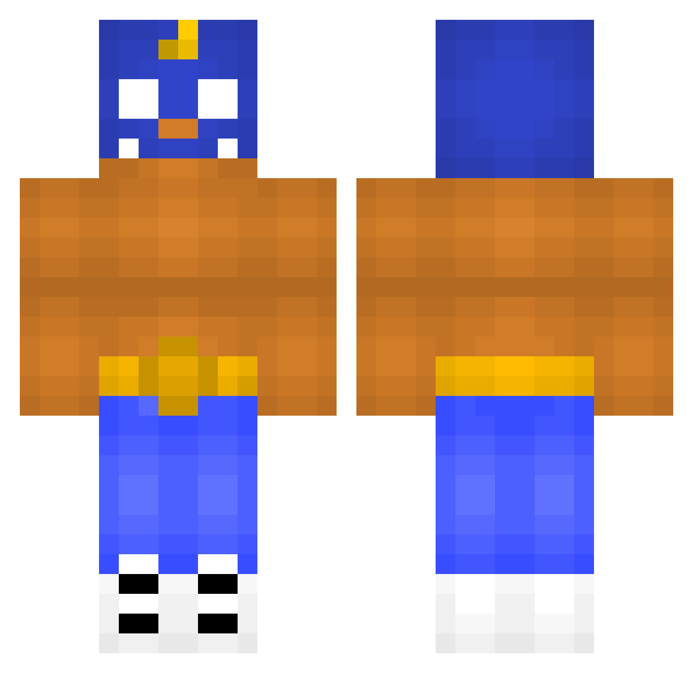Seung_Min_ Minecraft skin, front and back view