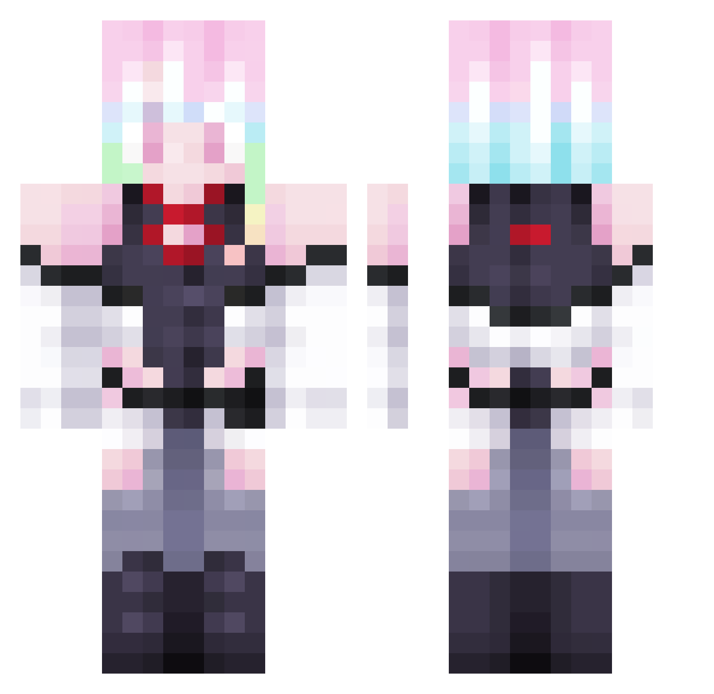 noykennoy Minecraft skin, front and back view